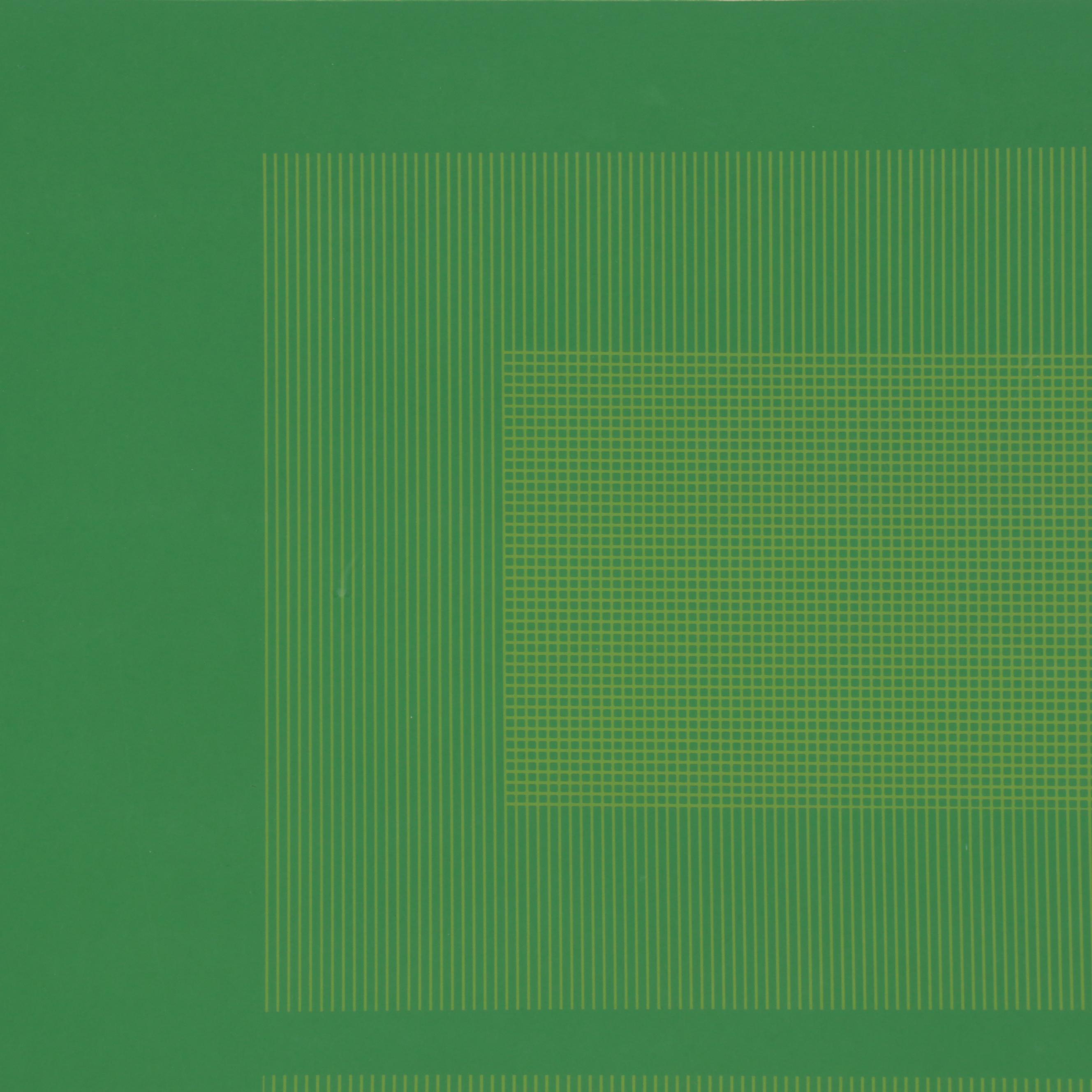 Roger Sayer Abstract Geometric Serigraph, Late 20th Century