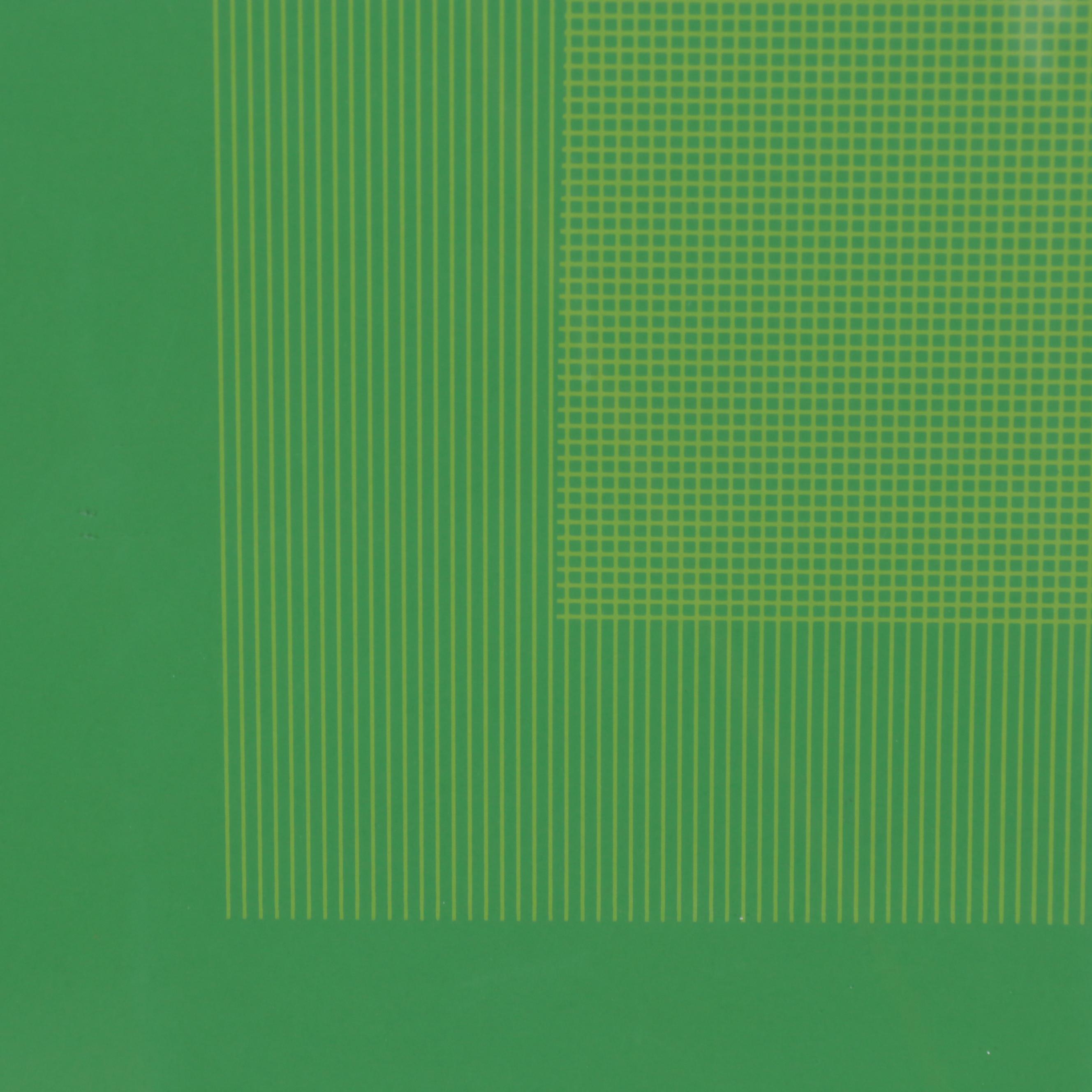 Roger Sayer Abstract Geometric Serigraph, Late 20th Century