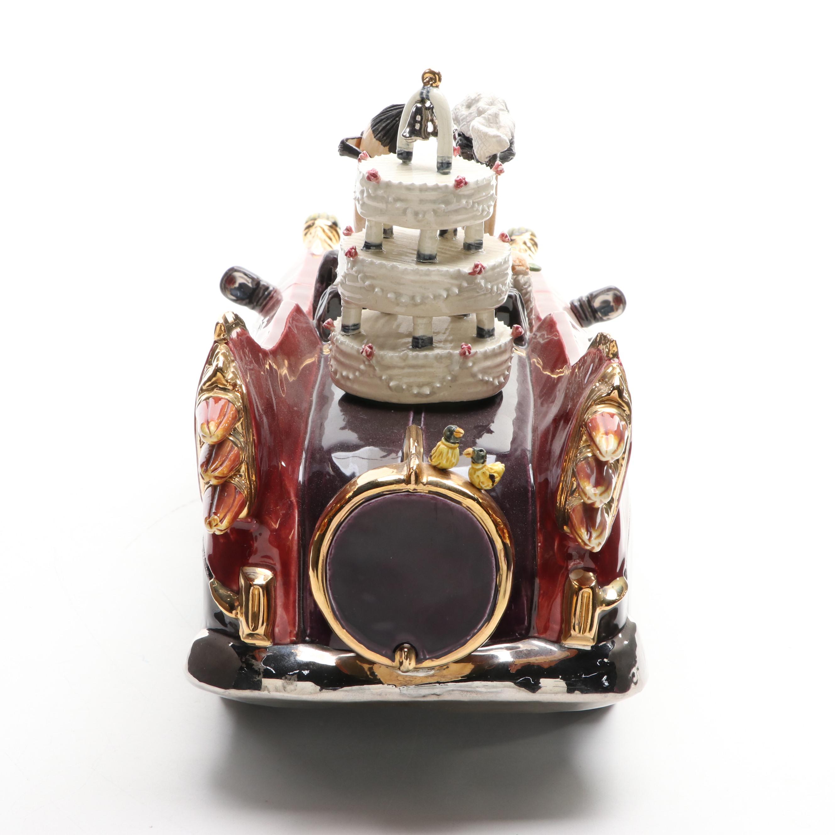 Full Moon Clay Co. Hand-Crafted Ceramic Wedding Figurine