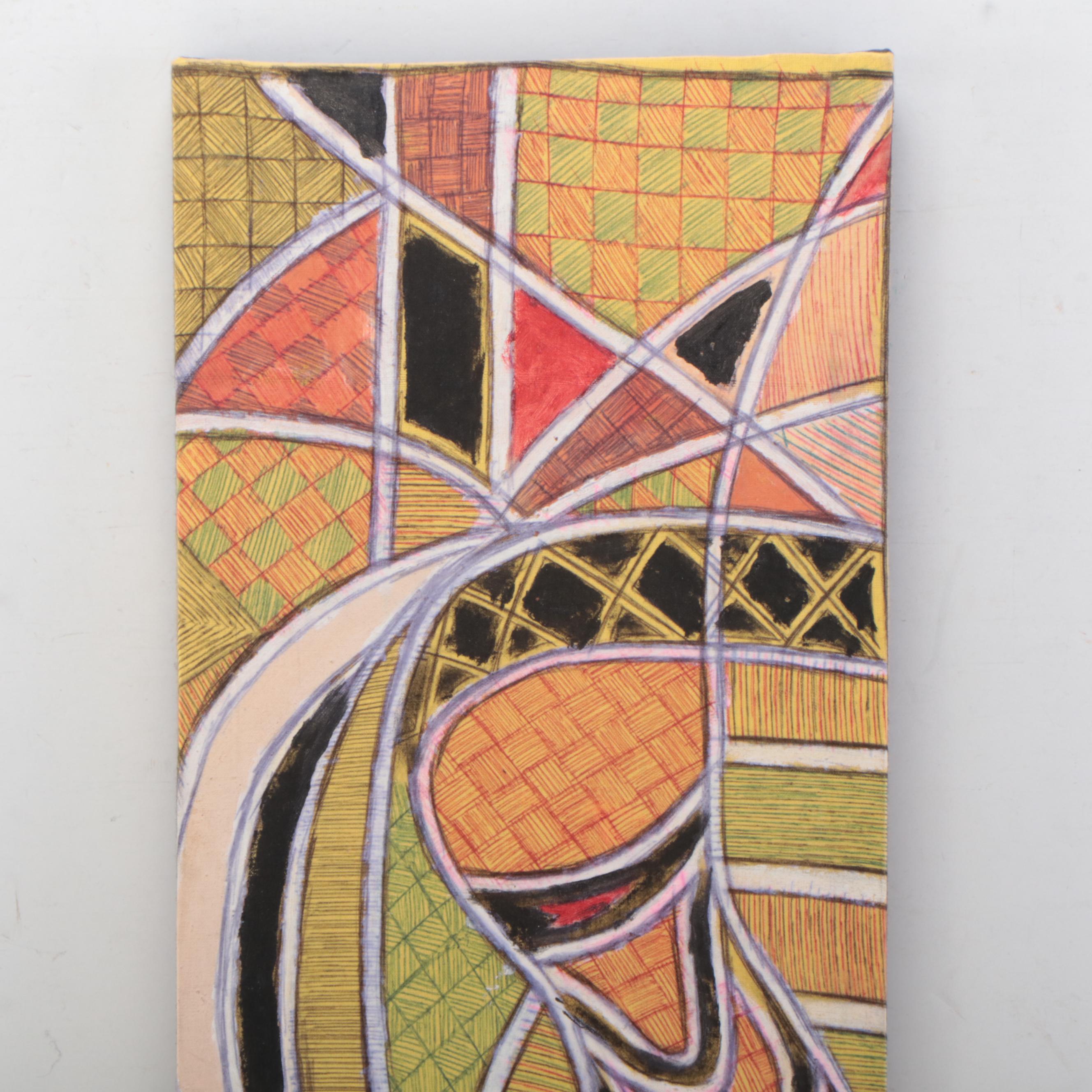 Kayode Buraimoh Mixed Media Painting, 2013