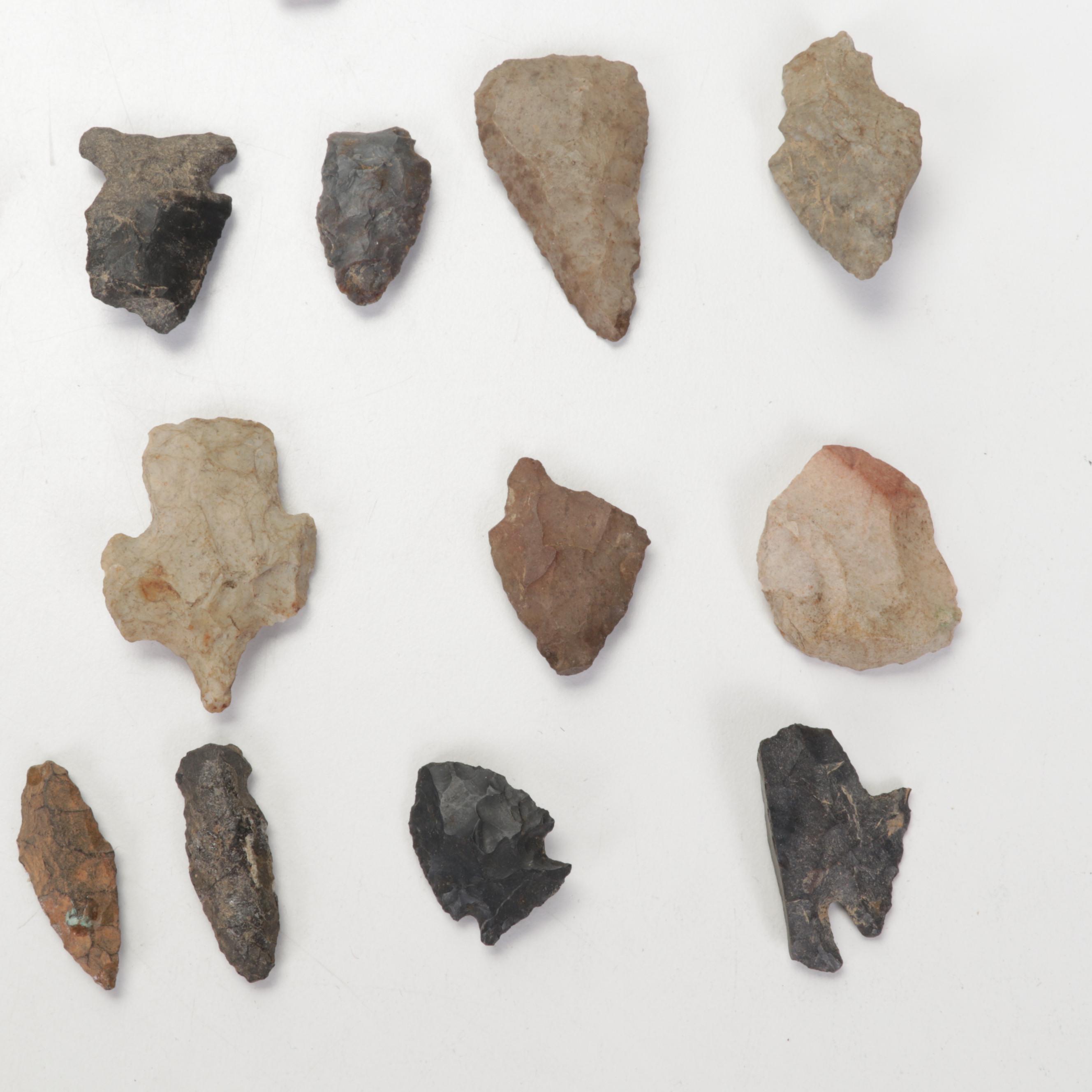 Projectile Points, Stone Tools and Gunpowder Horn