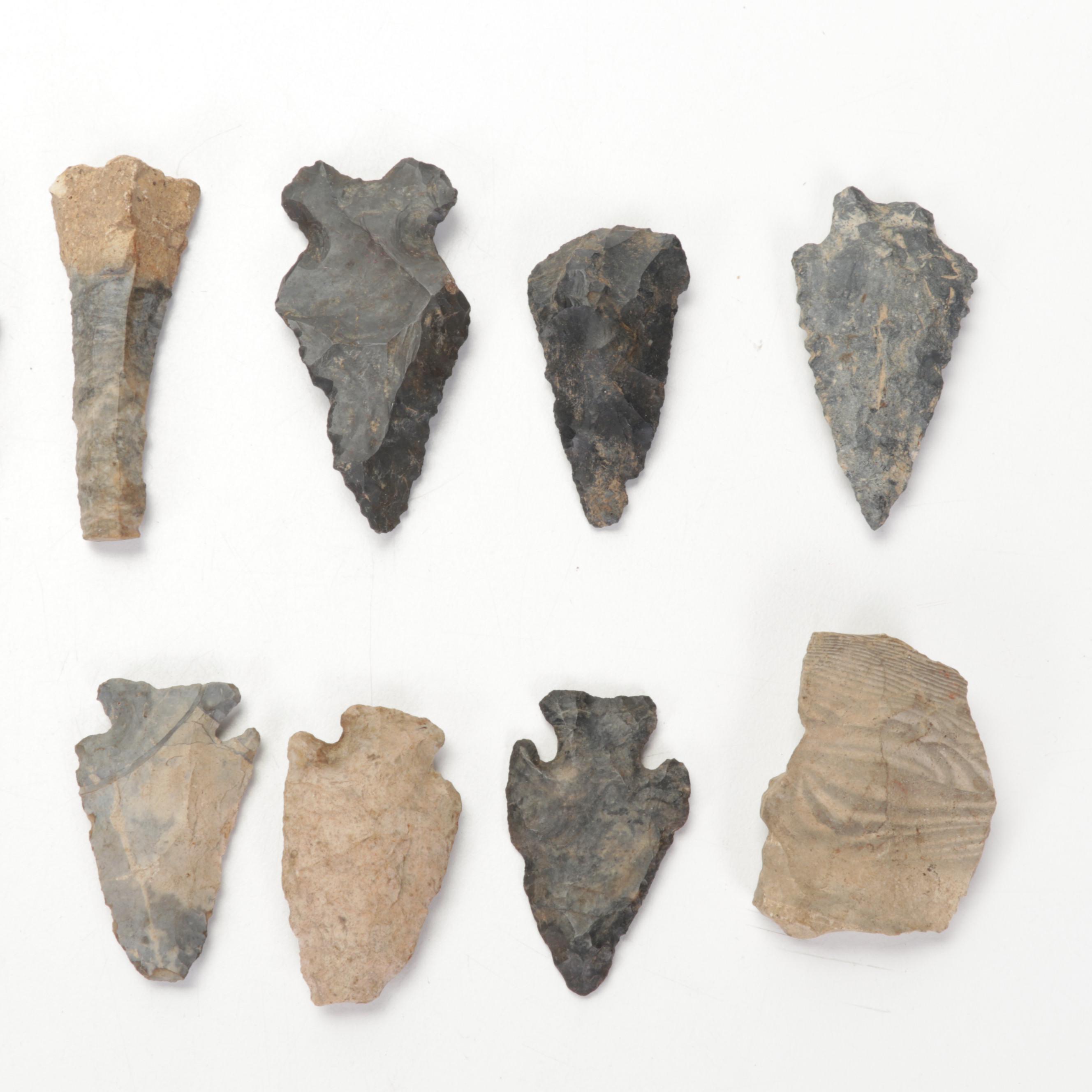 Projectile Points, Stone Tools and Gunpowder Horn