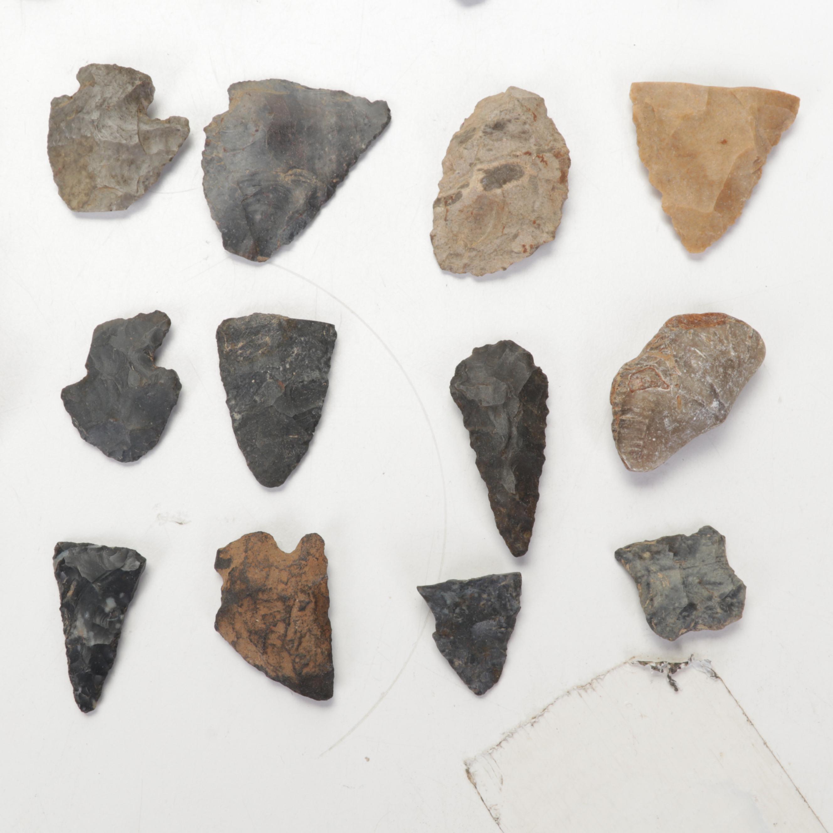 Projectile Points, Stone Tools and Gunpowder Horn