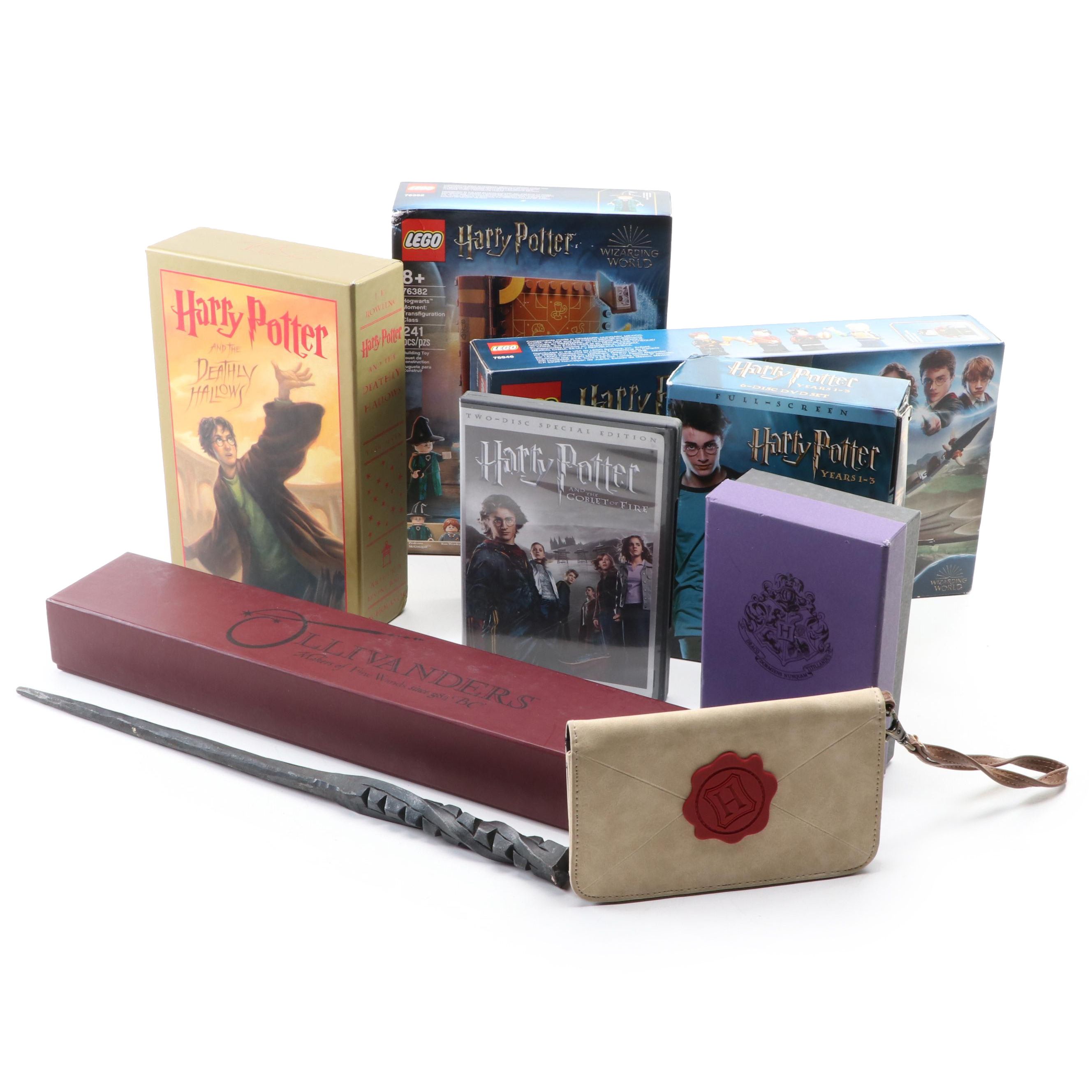 Harry Potter DVDs, LEGO Sets, Collector Wands, Book and More