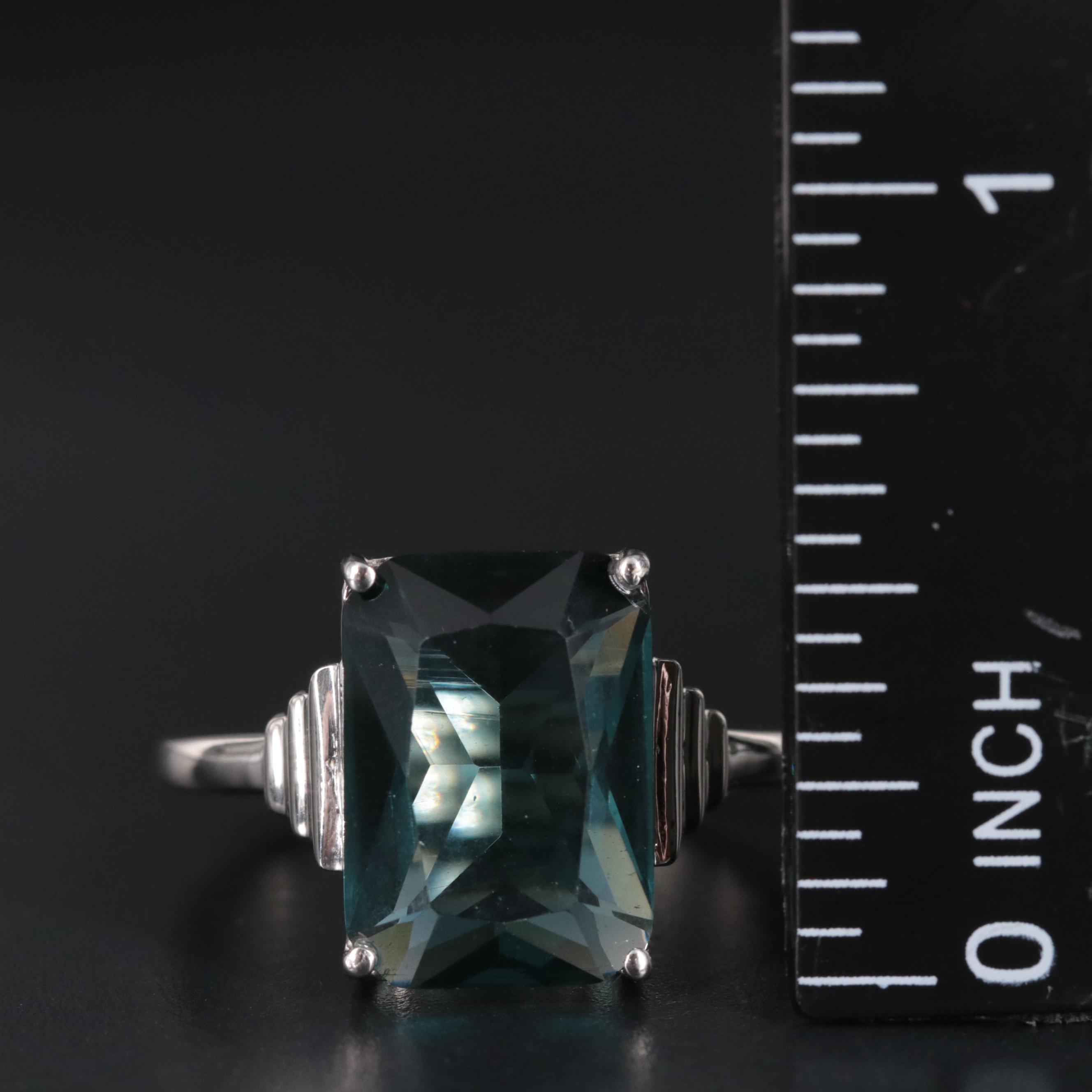 Sterling Silver Topaz Ring