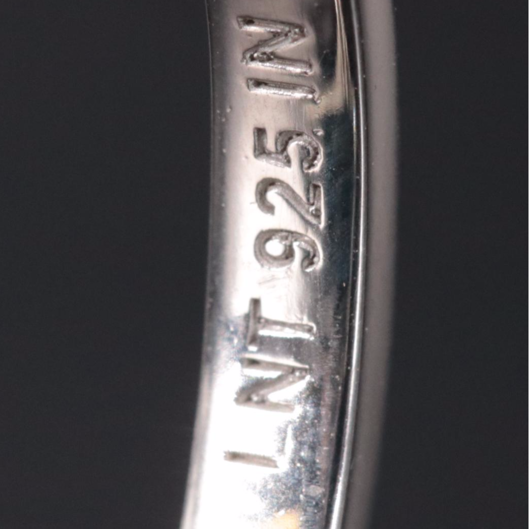 Sterling Silver Topaz Ring