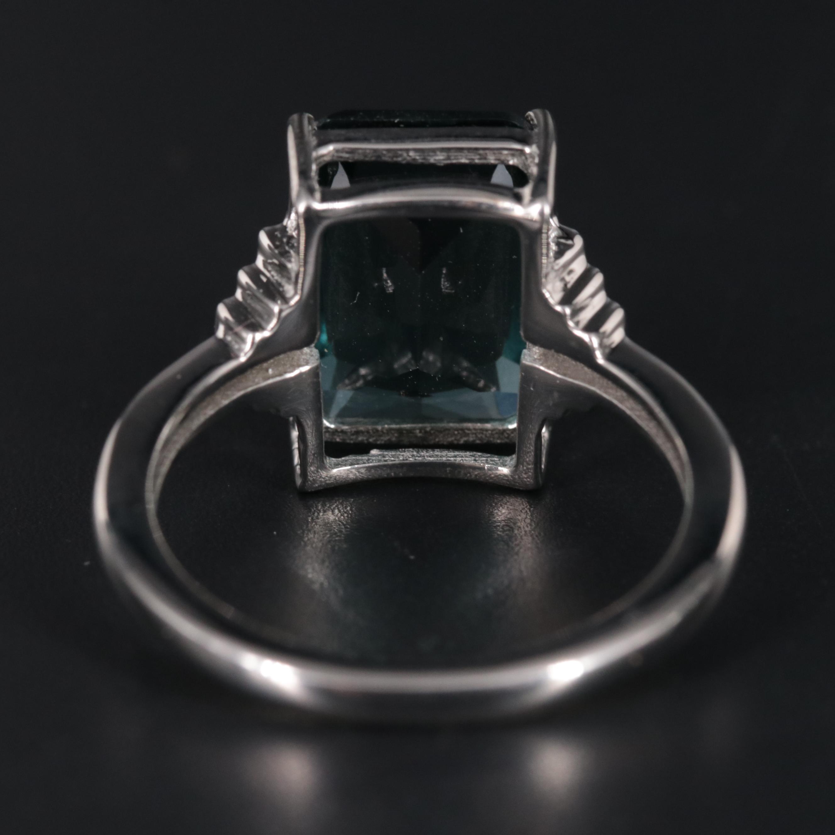 Sterling Silver Topaz Ring