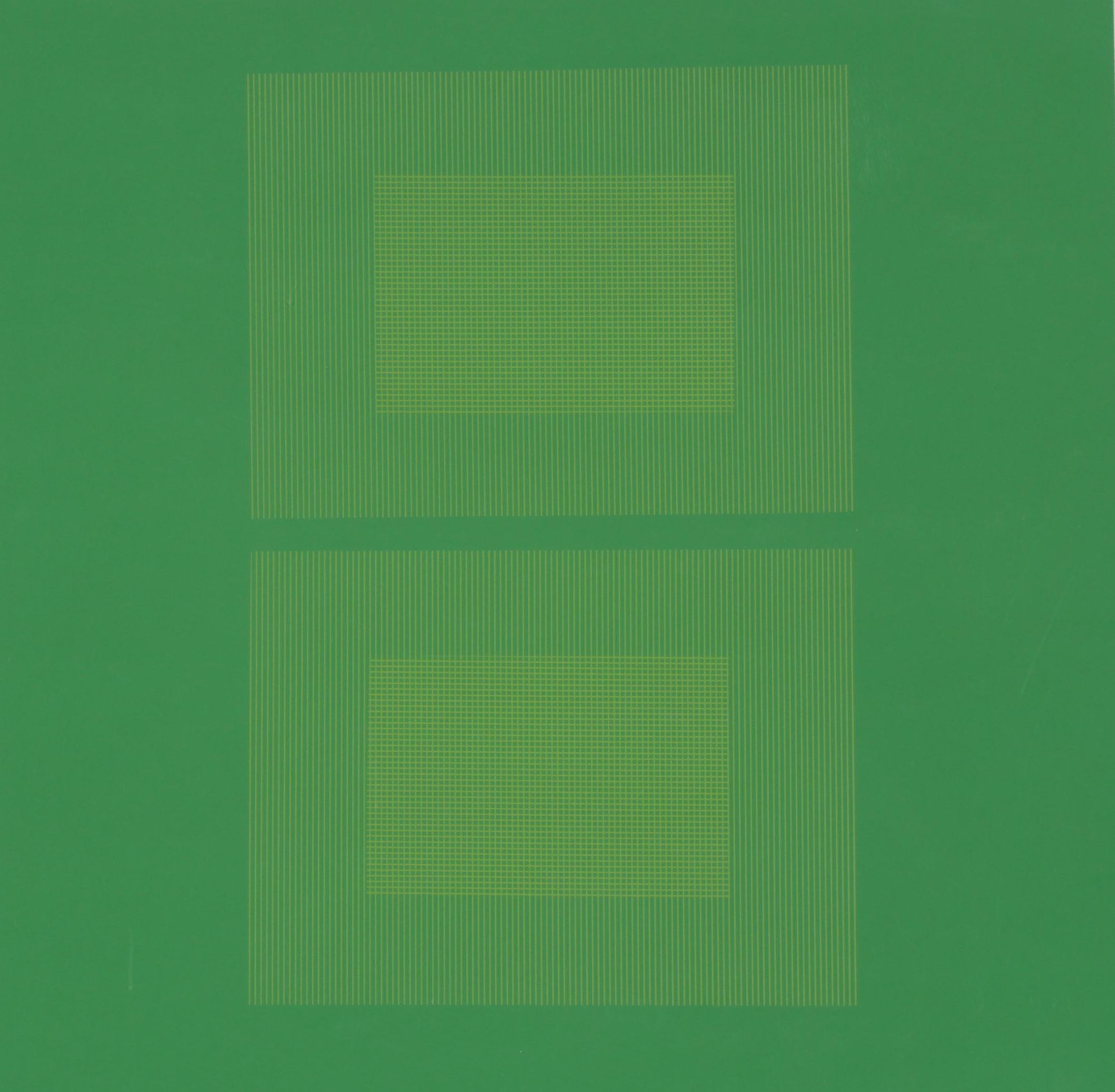 Roger Sayer Abstract Geometric Serigraph, Late 20th Century