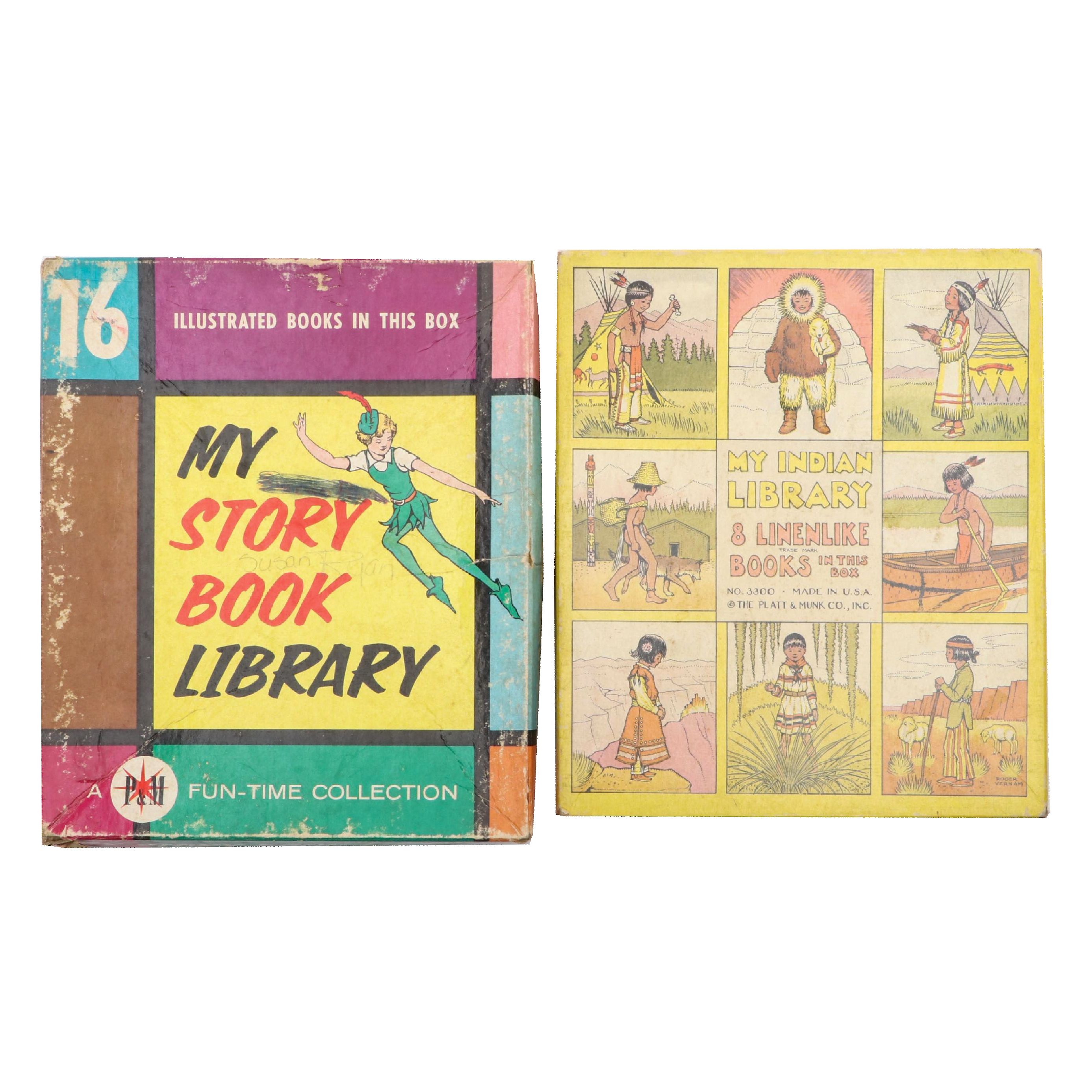 "My Story Book Library" and "My Indian Library" Children's Books Box Sets