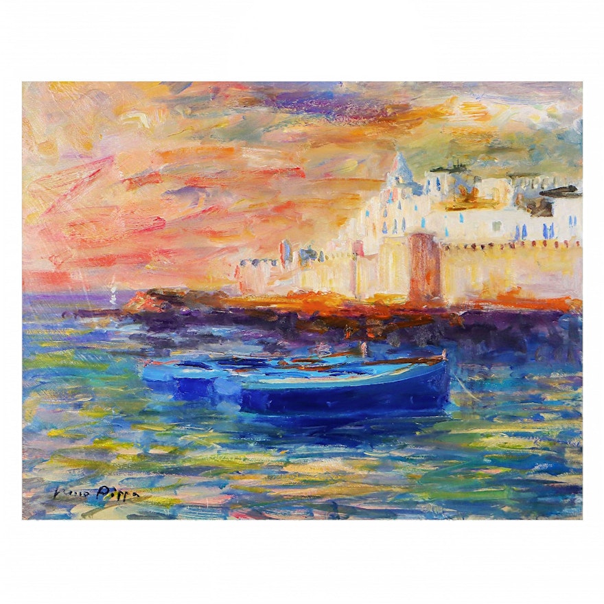 Nino Pippa Oil Painting "Essaouira - Morocco - Game of Thrones City," 2022