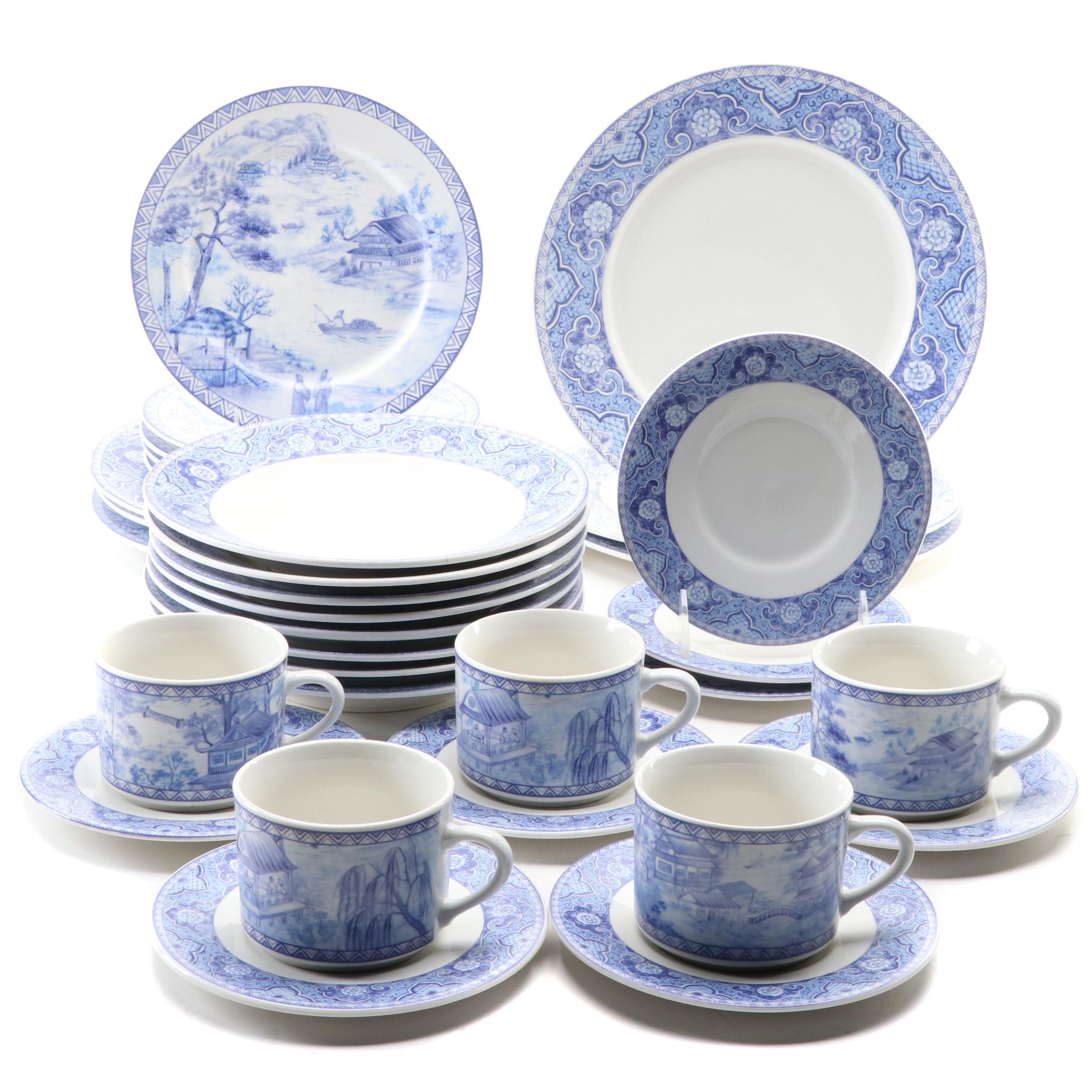 American Atelier at Home "Asian Toile" Stoneware Collection
