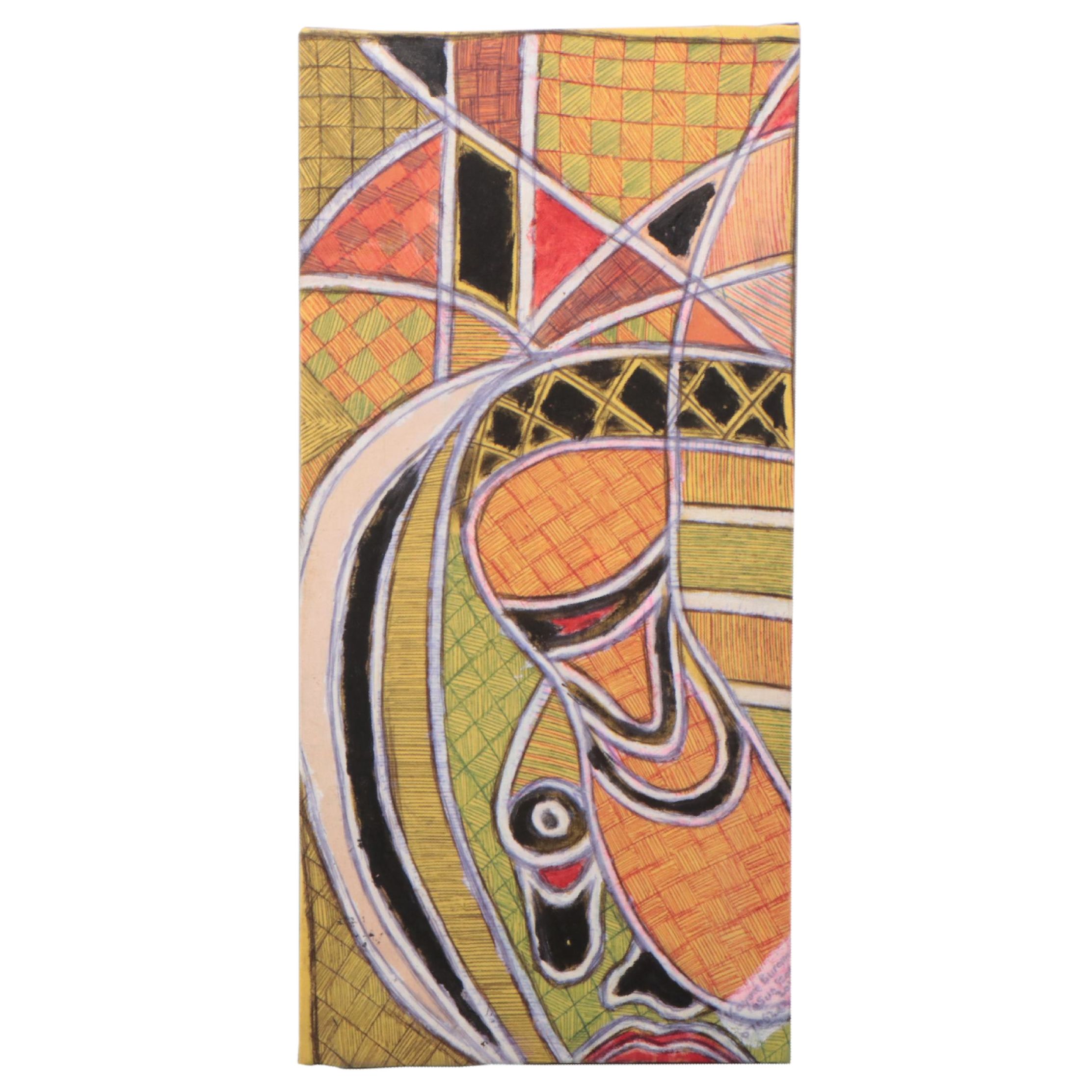 Kayode Buraimoh Mixed Media Painting, 2013