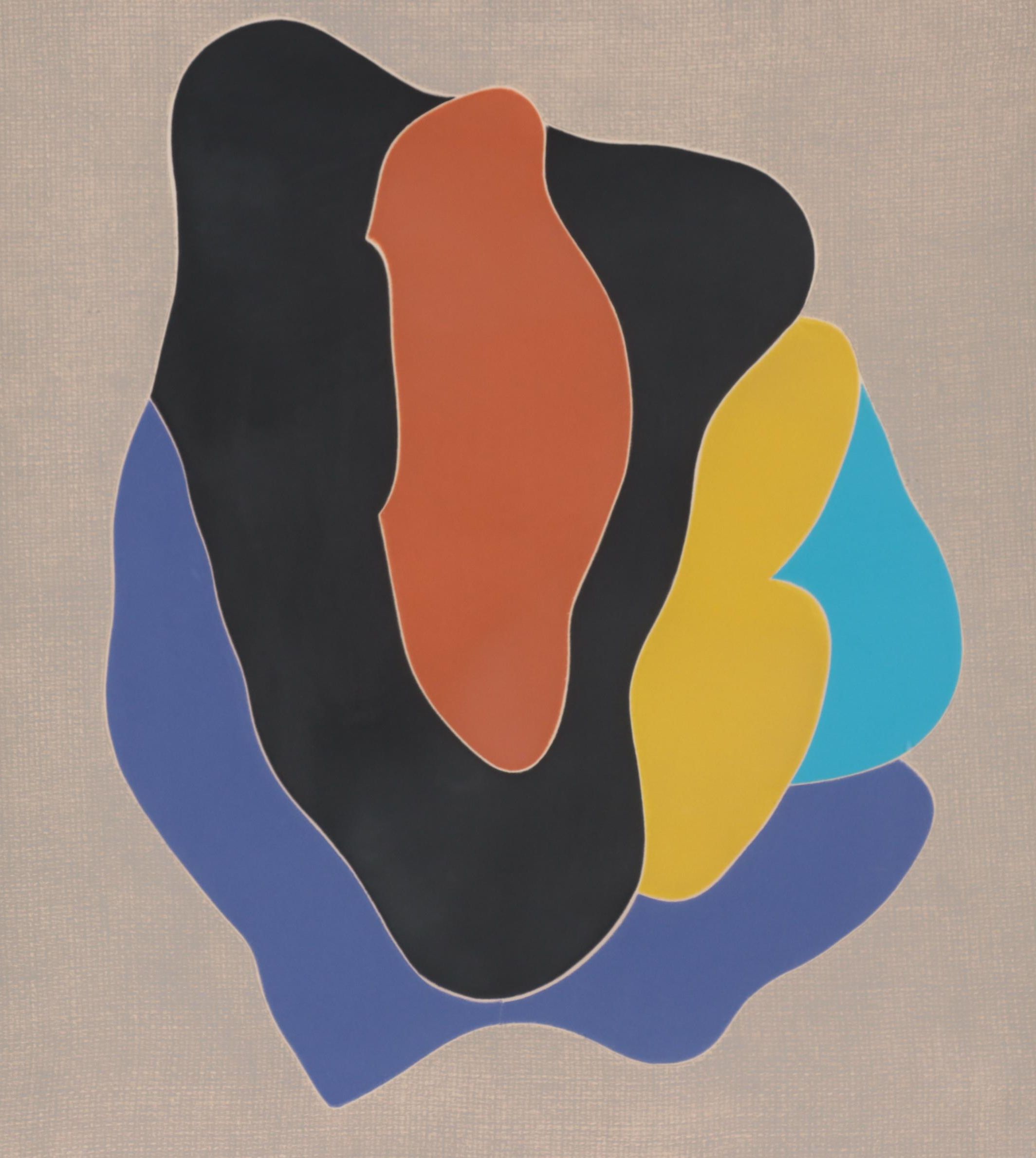 Barbara Kwasniewski Abstract Aquatint Etching, Late 20th Century