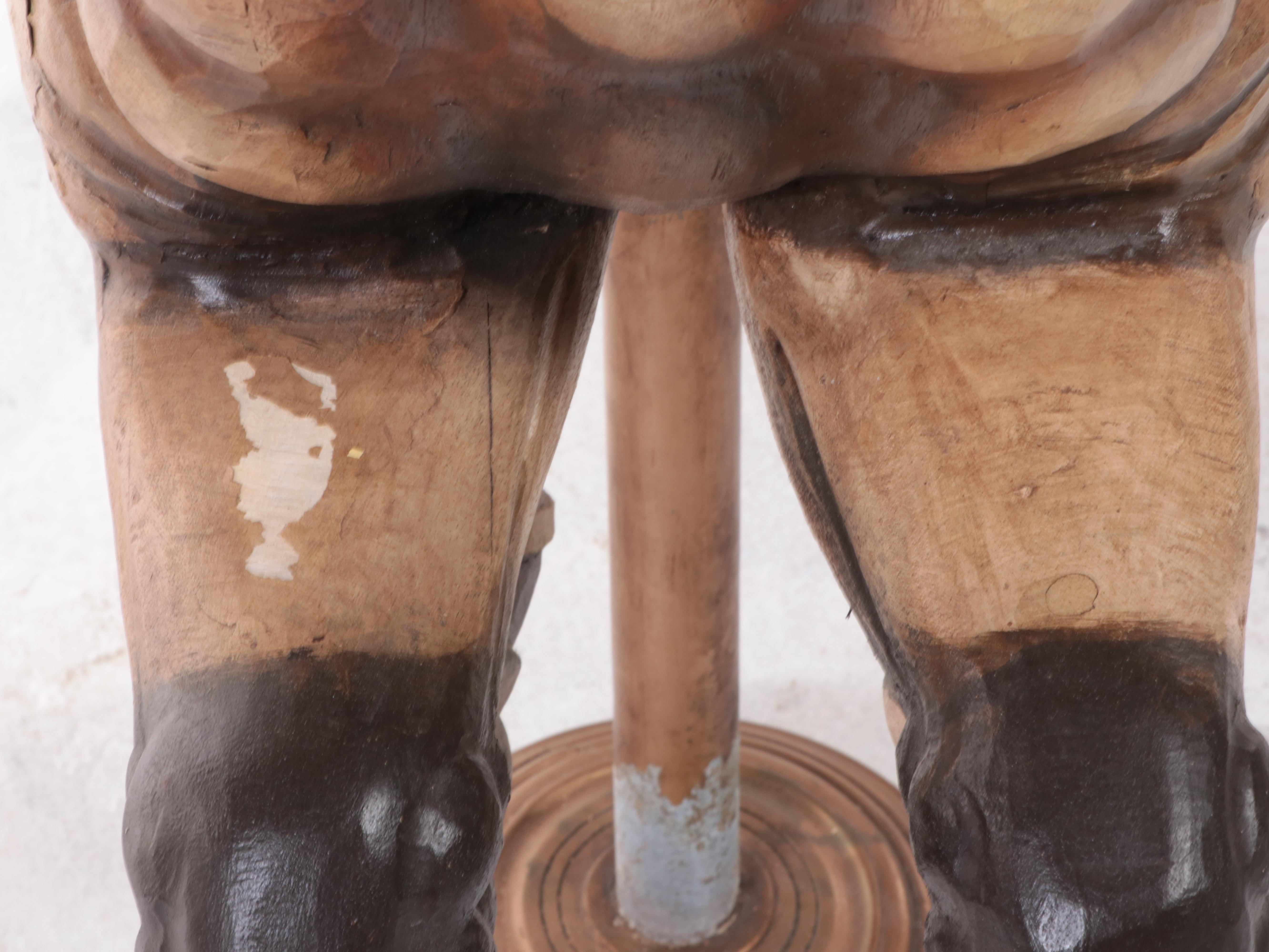 Philadelphia Toboggan Co. Carved Wood Carousel Hippocampus, Early 20th Century