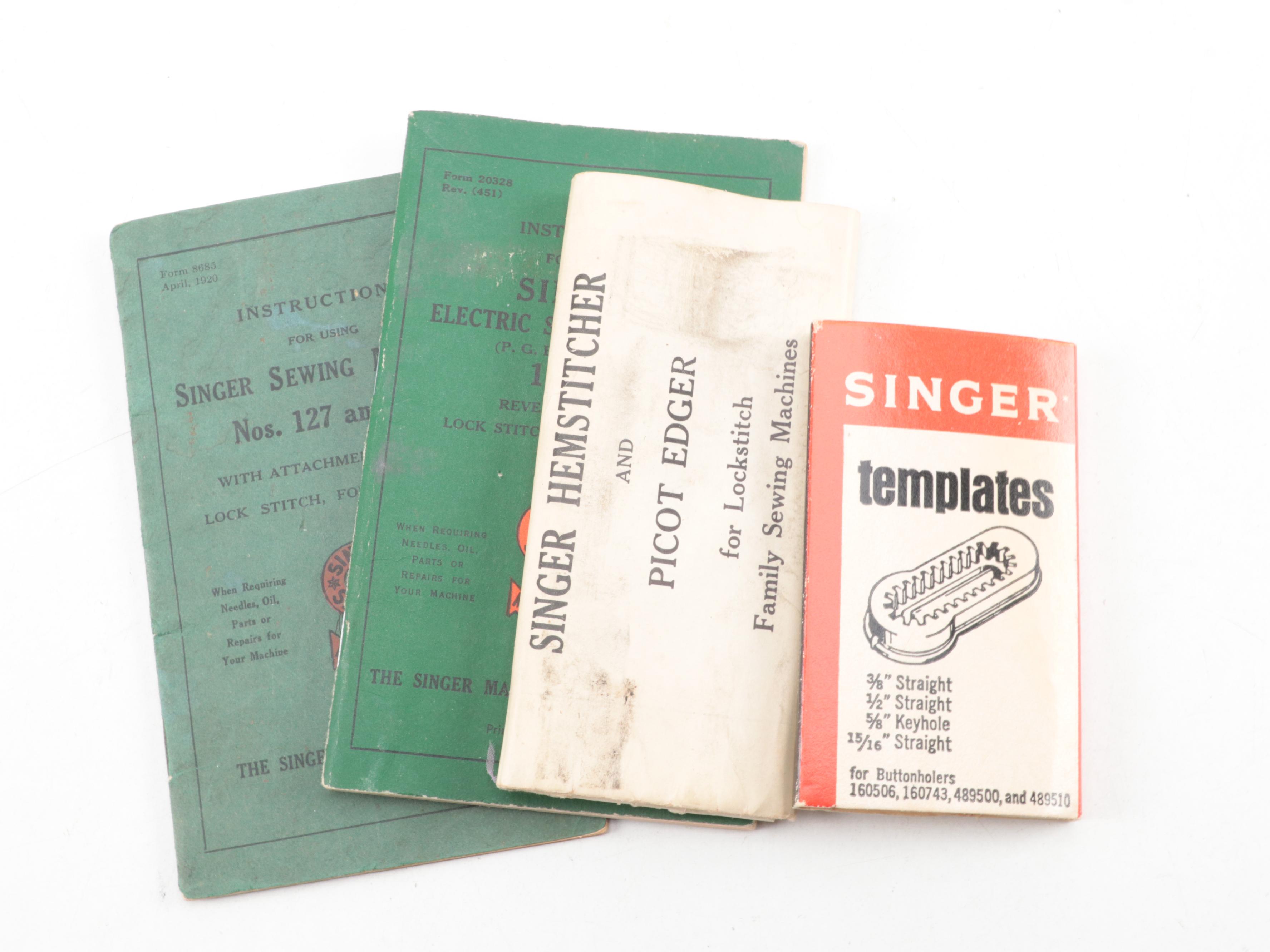 Singer Sewing Machine Foot Attachments