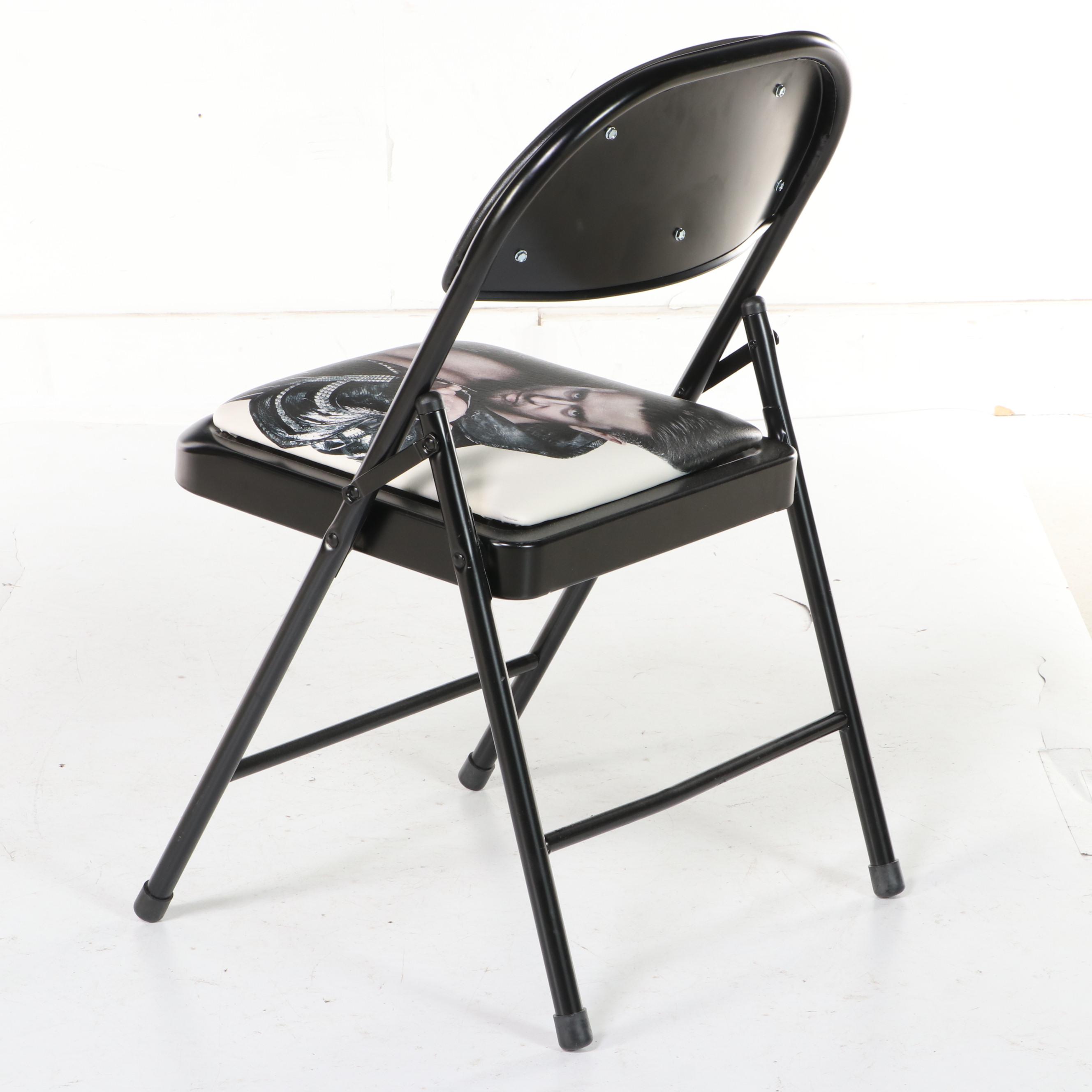 2012 The Miz Signed WWE Wrestling Survivor Series Padded Folding Chair