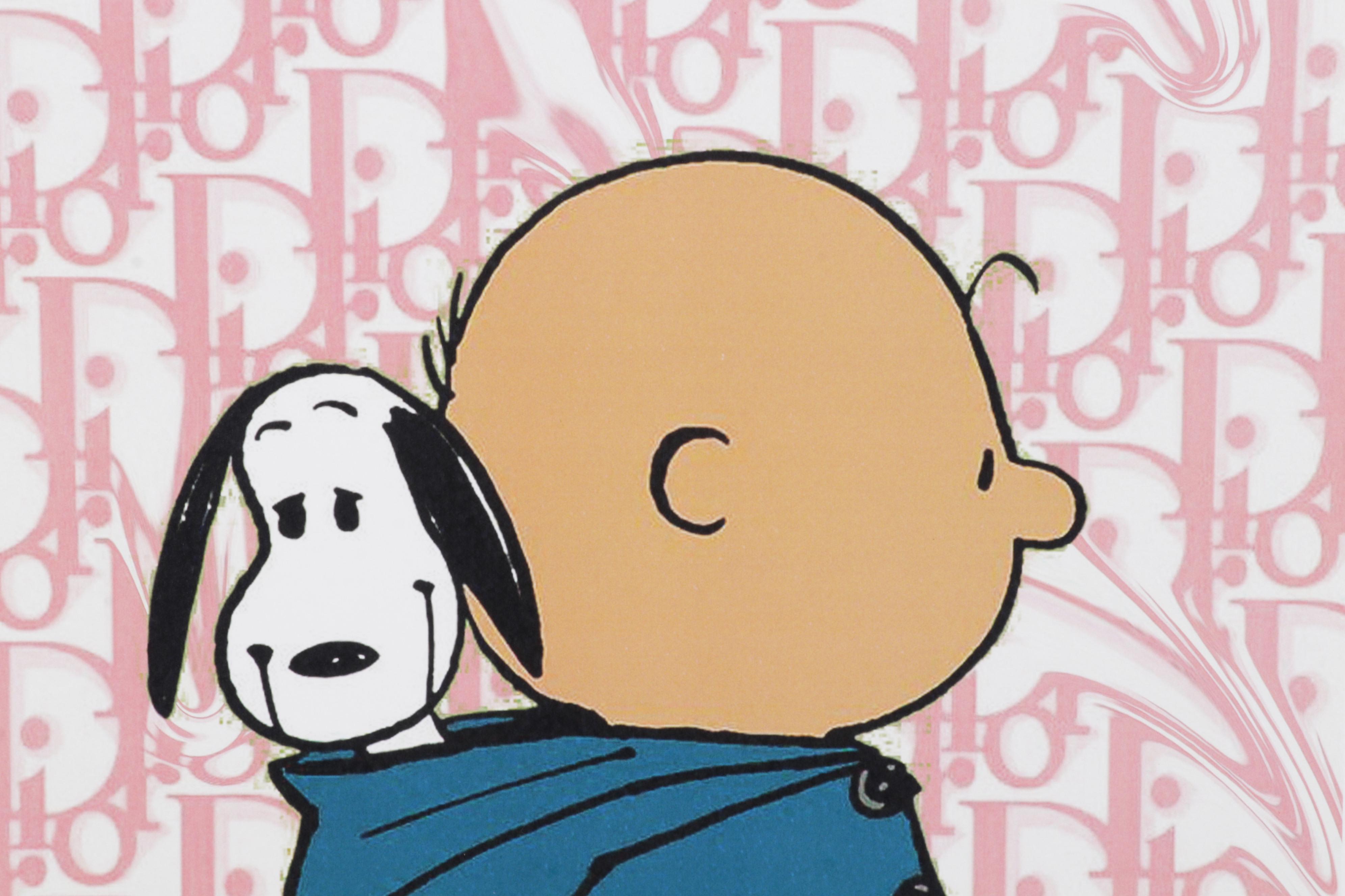 Death NYC Pop Art Graphic Print Homage to Dior Featuring Charlie Brown, 2022