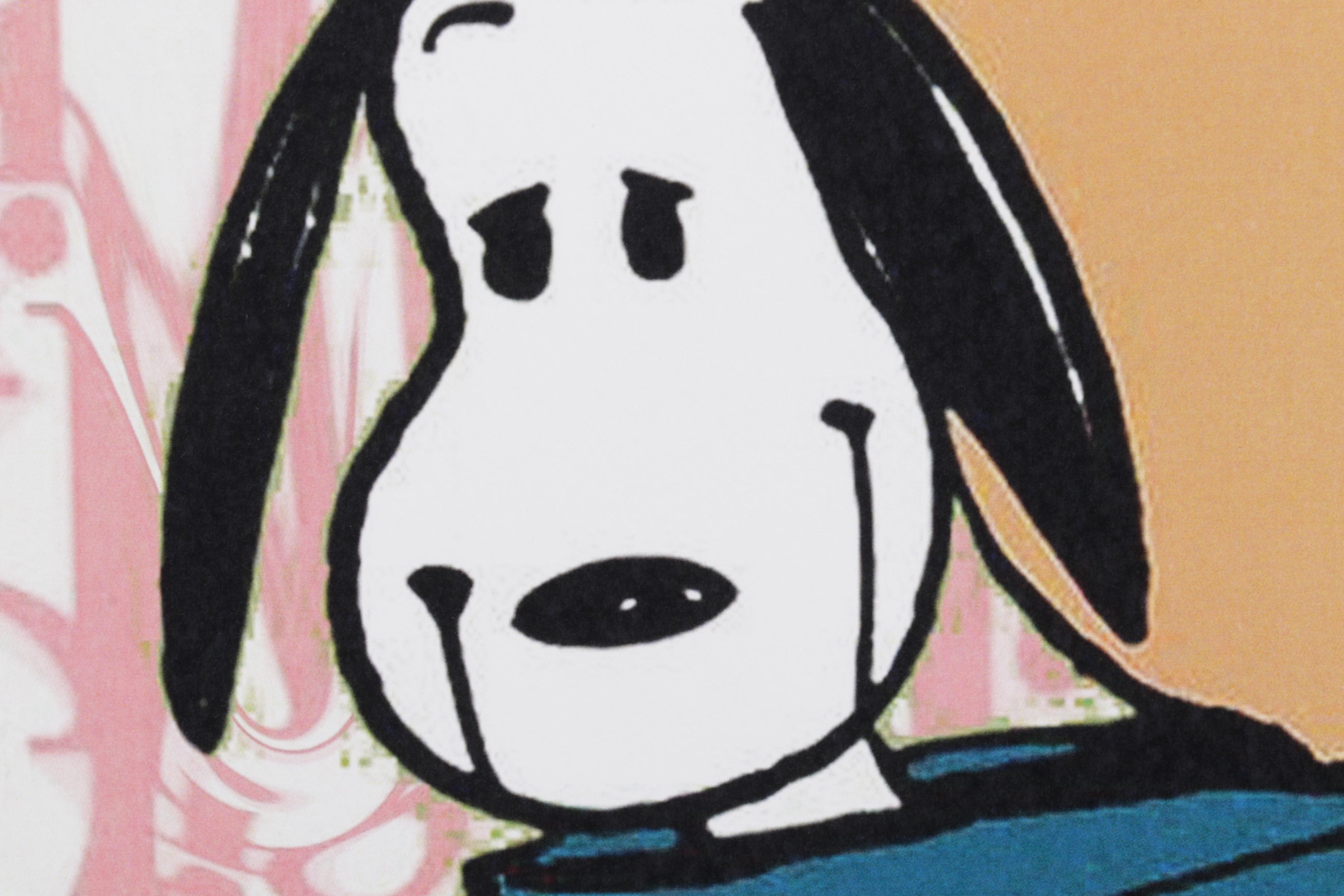 Death NYC Pop Art Graphic Print Homage to Dior Featuring Charlie Brown, 2022