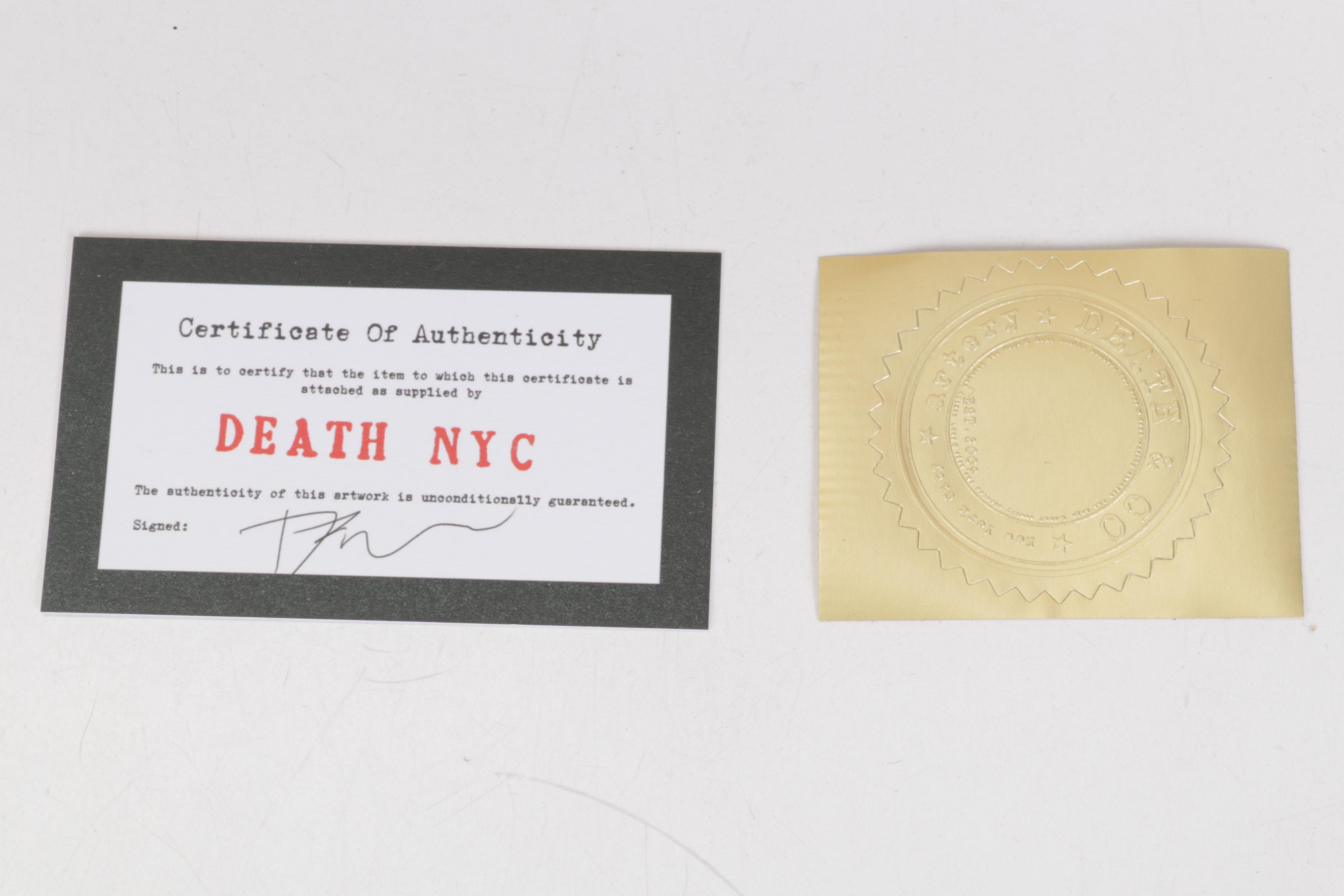 Death NYC Pop Art Graphic Print Homage to Dior Featuring Charlie Brown, 2022