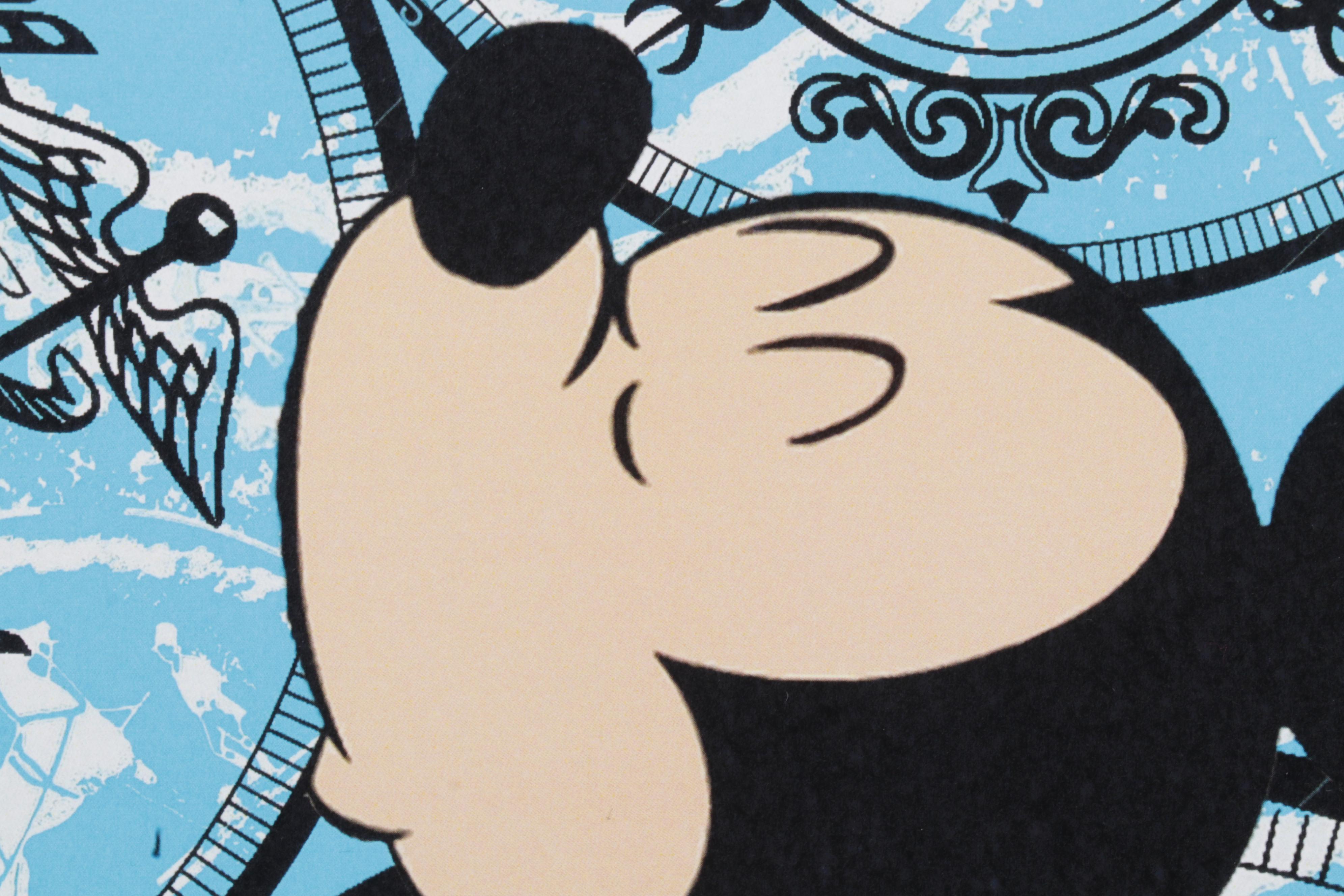 Death NYC Pop Art Graphic Print Homage to Mickey Mouse and Hermès, 2020