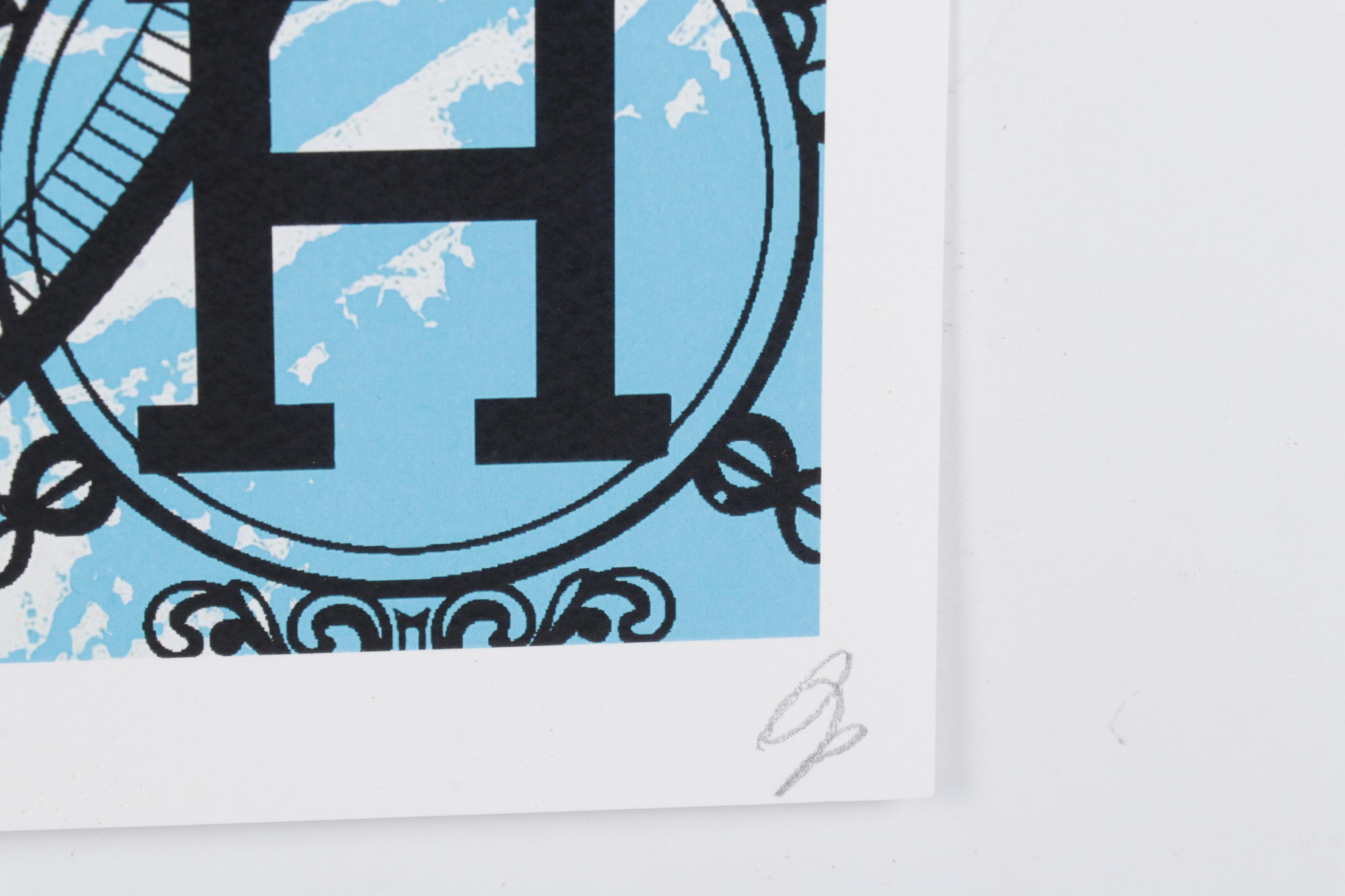 Death NYC Pop Art Graphic Print Homage to Mickey Mouse and Hermès, 2020