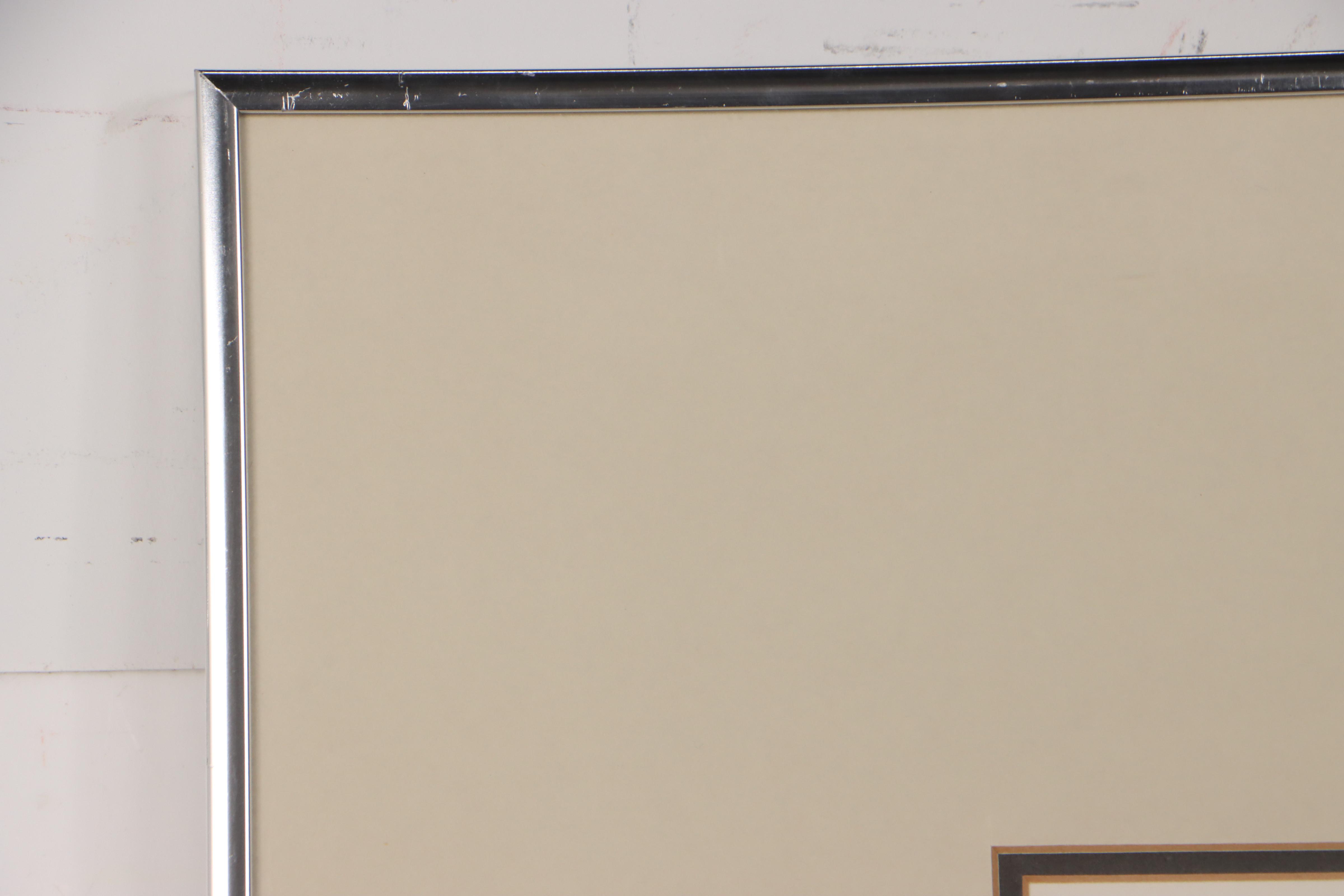 Herbert Breiter Townscape Lithograph, 1969