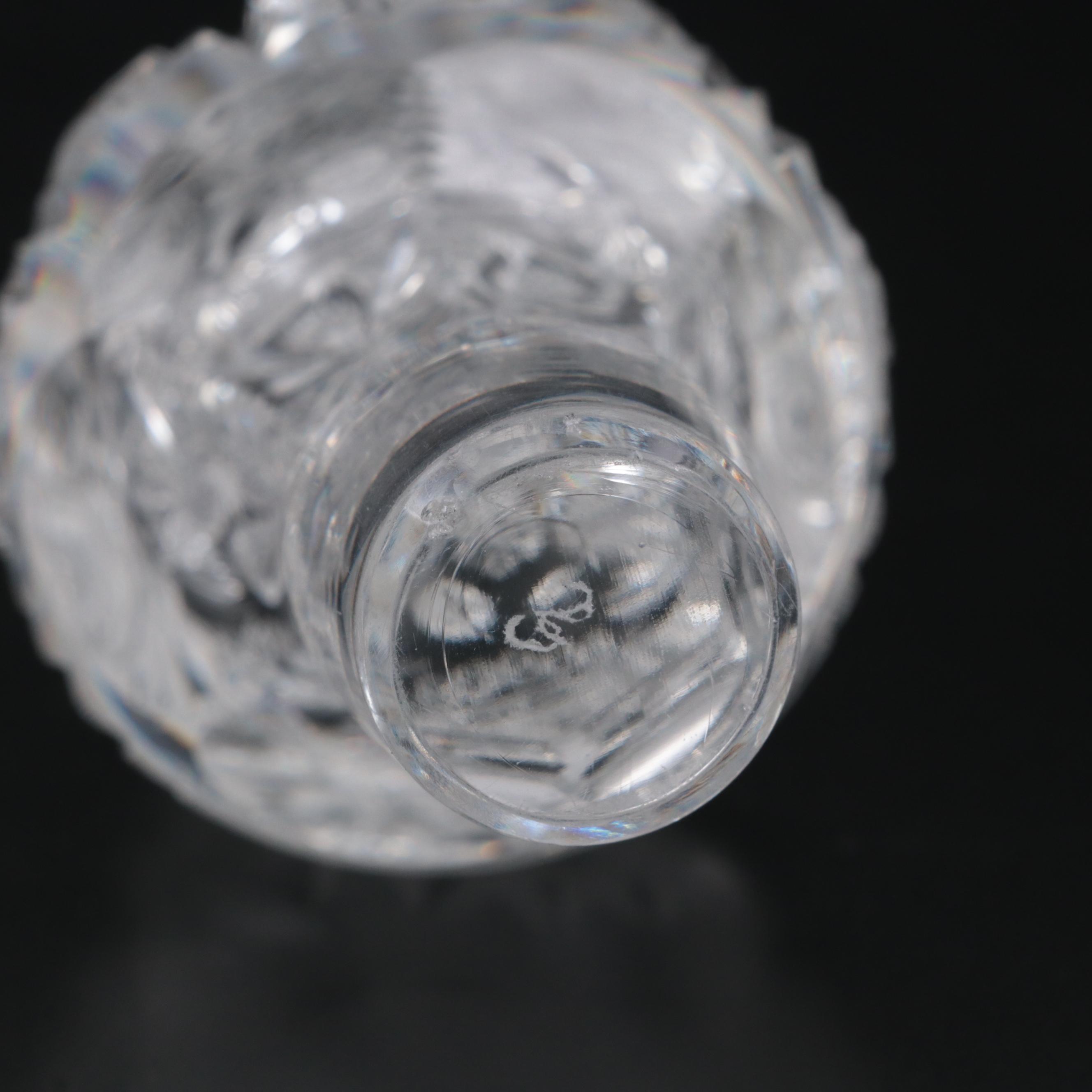 T. B. Clark & Co. "Mona" American Brilliant Cut Glass Decanter and Stopper