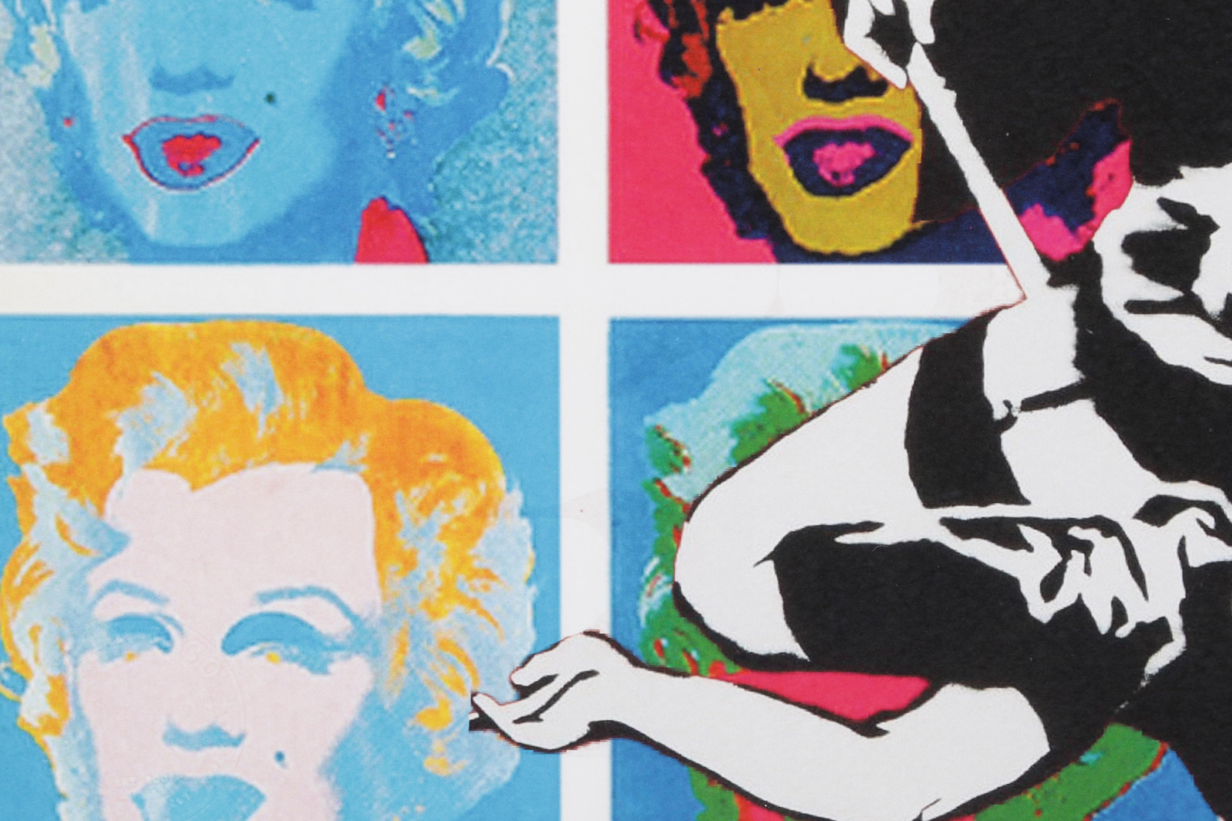 Death NYC Pop Art Homage to Andy Warhol Featuring Queen Elizabeth, 2022