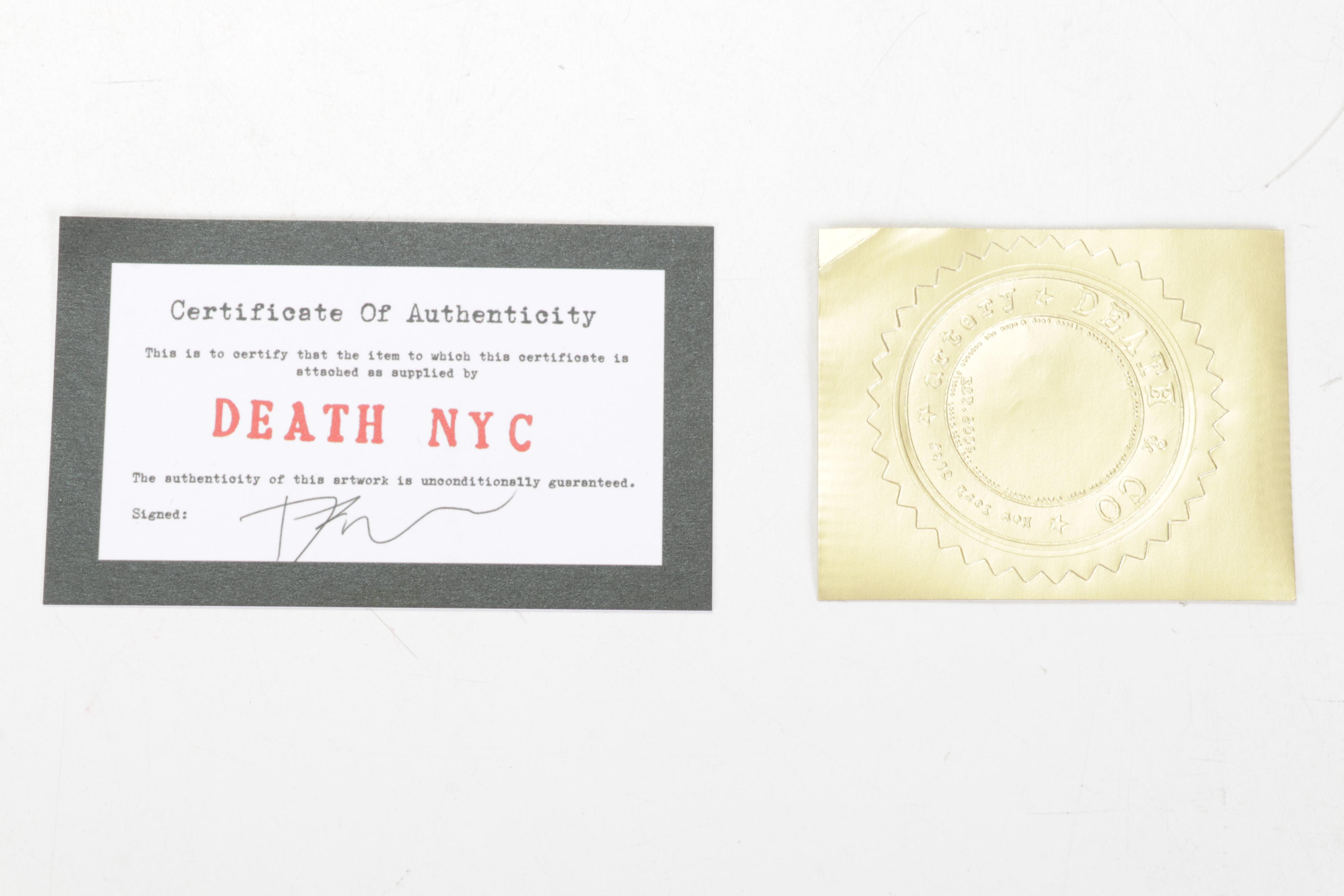 Death NYC Pop Art Homage to Andy Warhol Featuring Queen Elizabeth, 2022