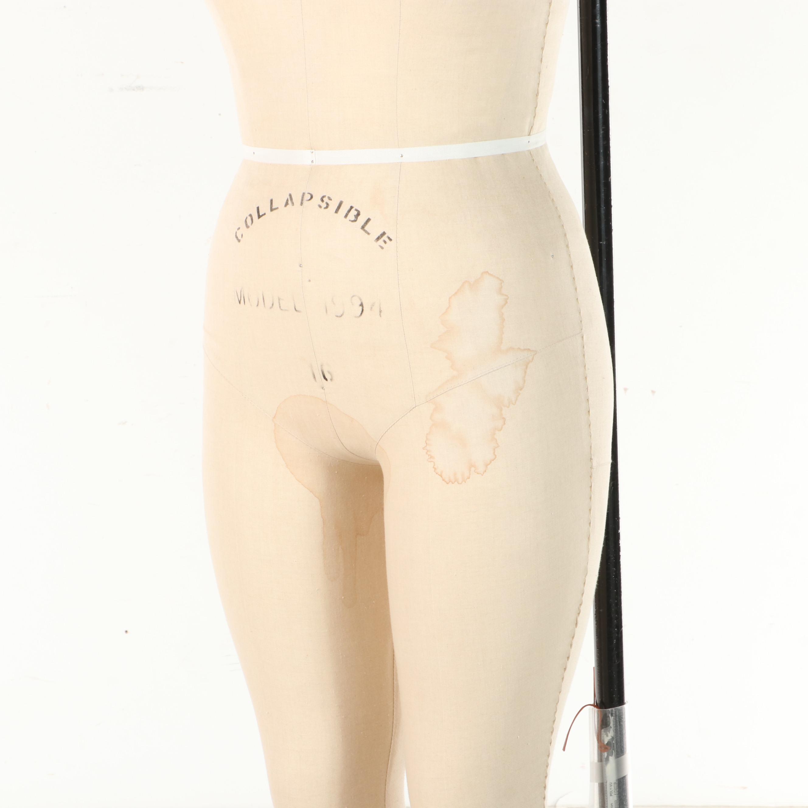 Wolf Form Co. Collapsible Full Body Female Dress Form with Stand