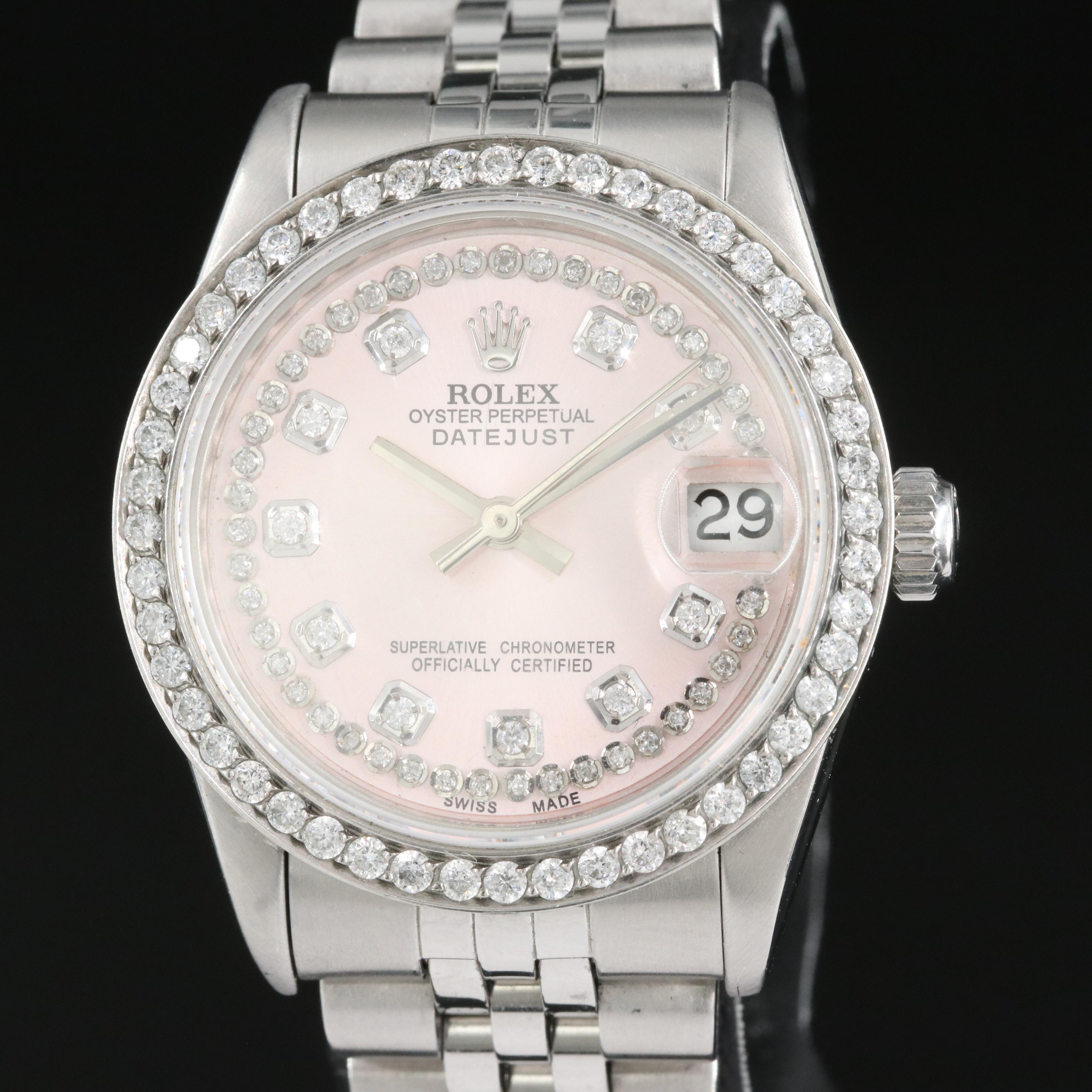 1987 - 1988 Rolex Datejust Diamond Dial and Bezel 31mm Watch