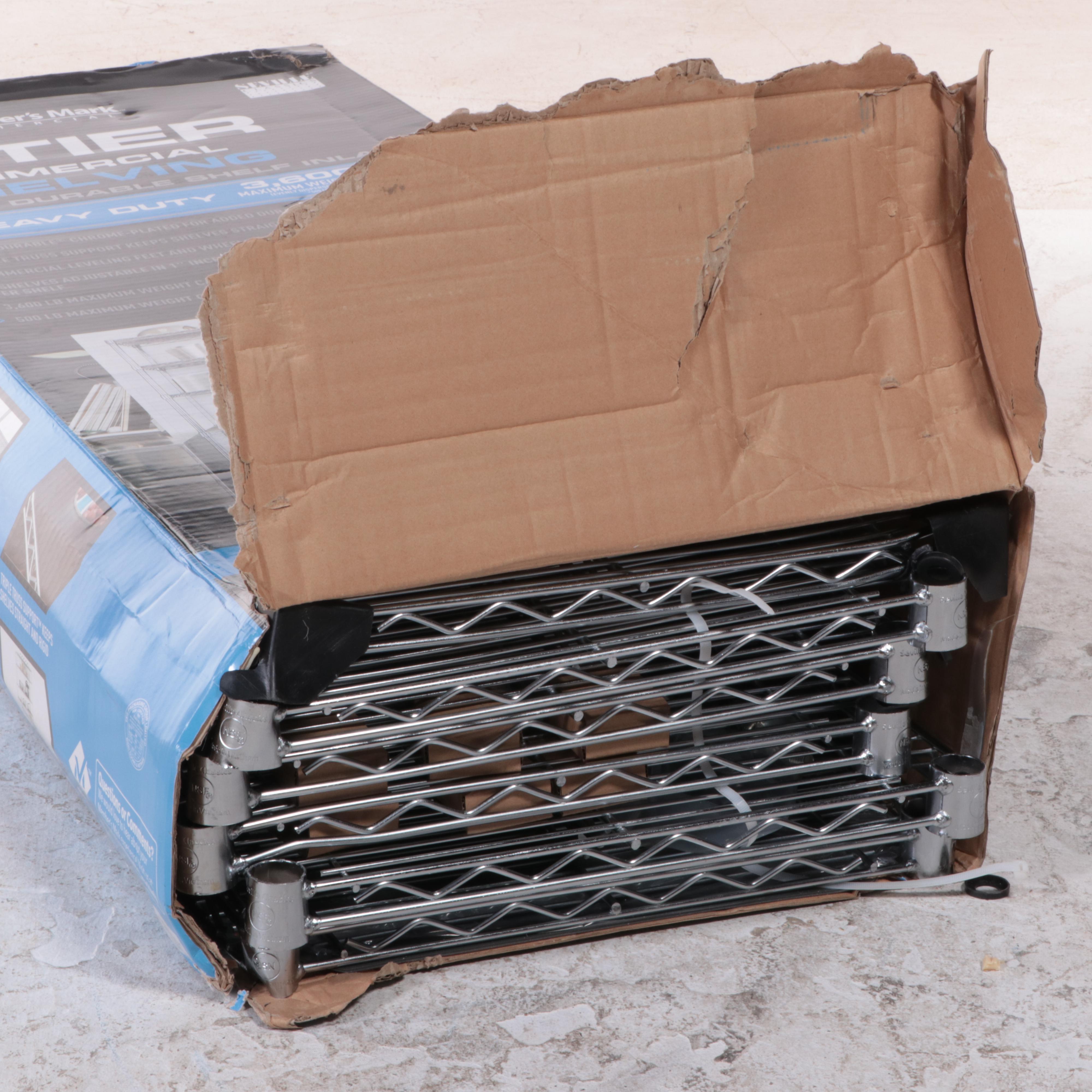 Member's Mark Six-Tier Steel Wire Commercial Shelving