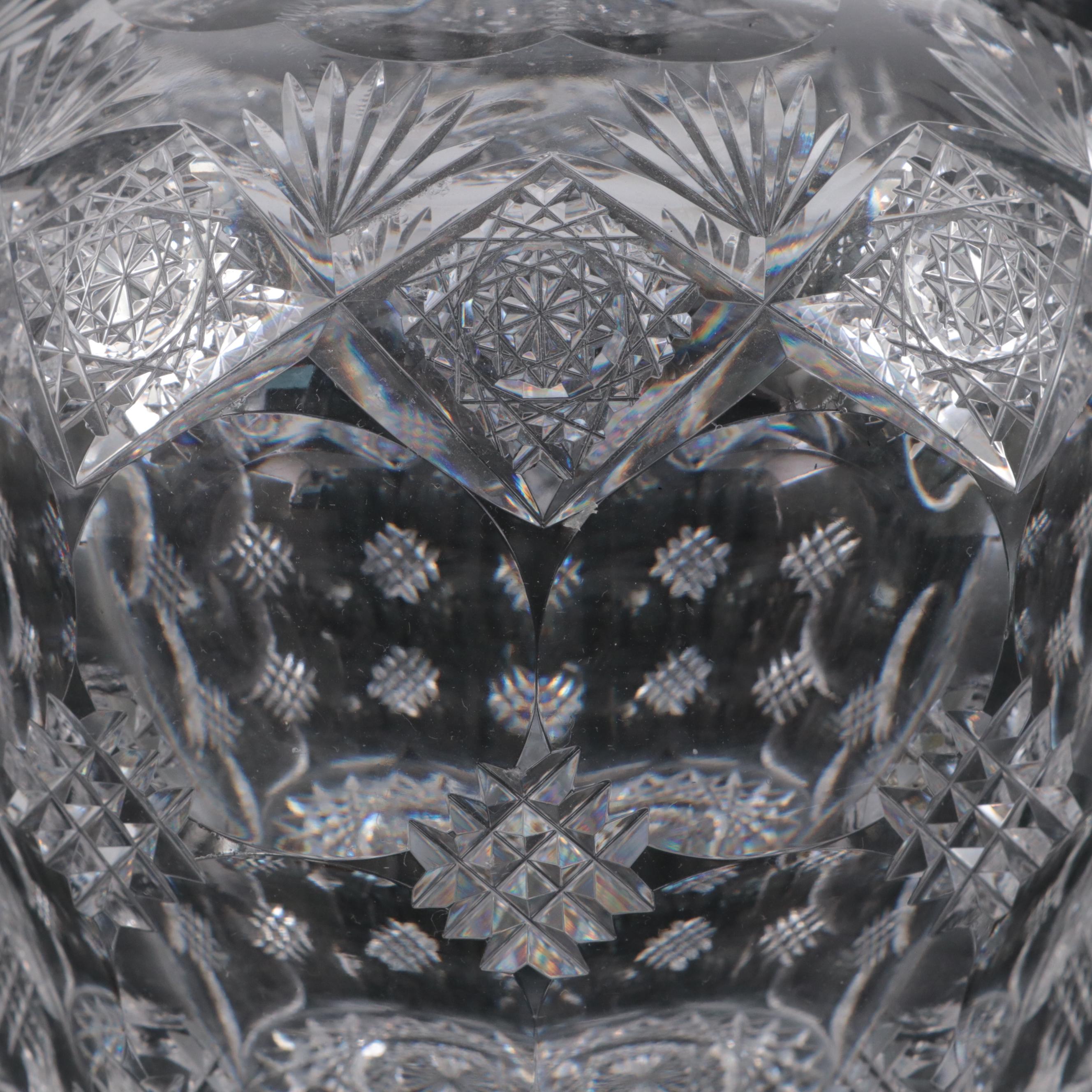 H. P. Sinclaire "Bengal" Cut Glass Decanter, Early 20th Century