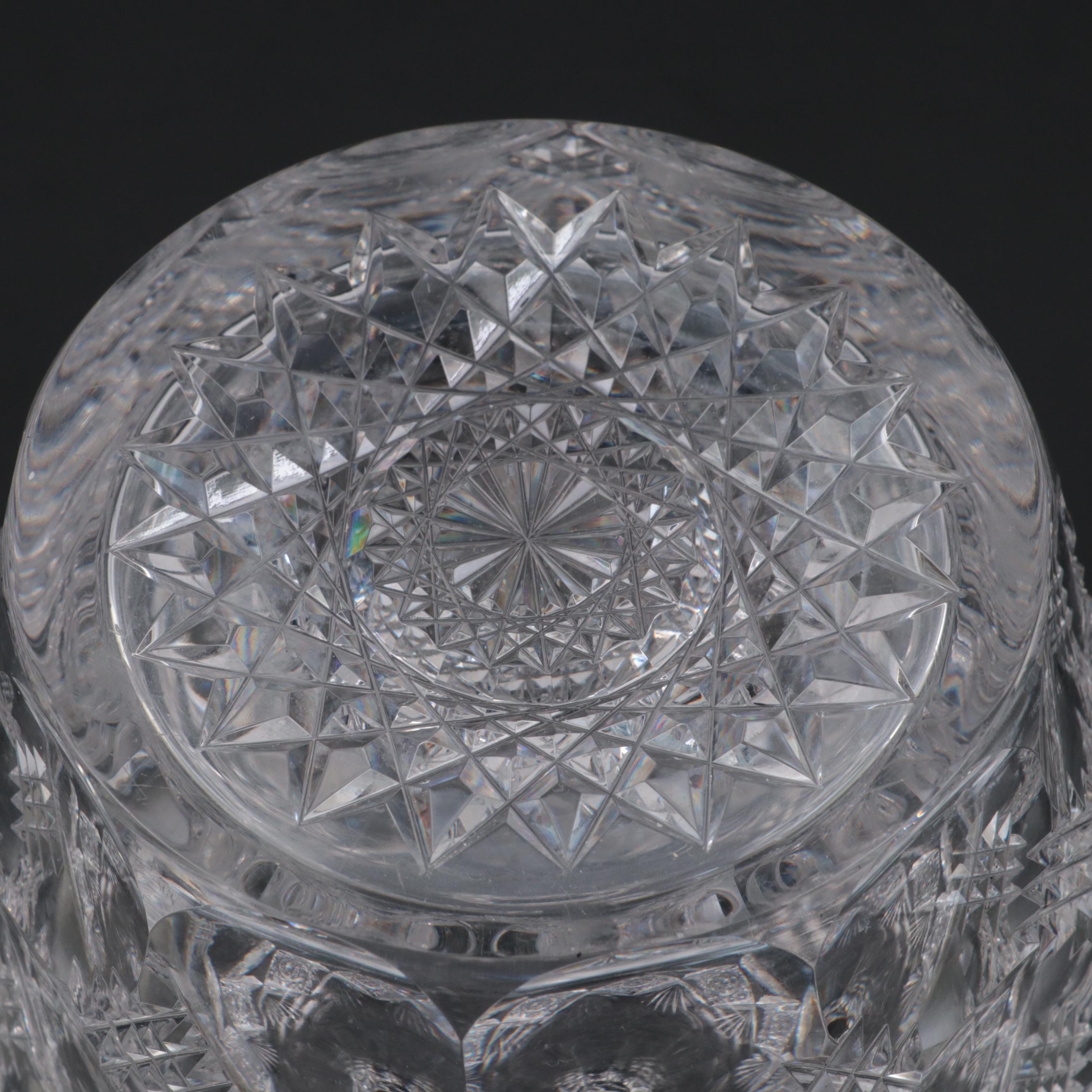 H. P. Sinclaire "Bengal" Cut Glass Decanter, Early 20th Century