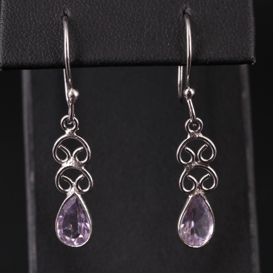 Amethyst Drop Earrings