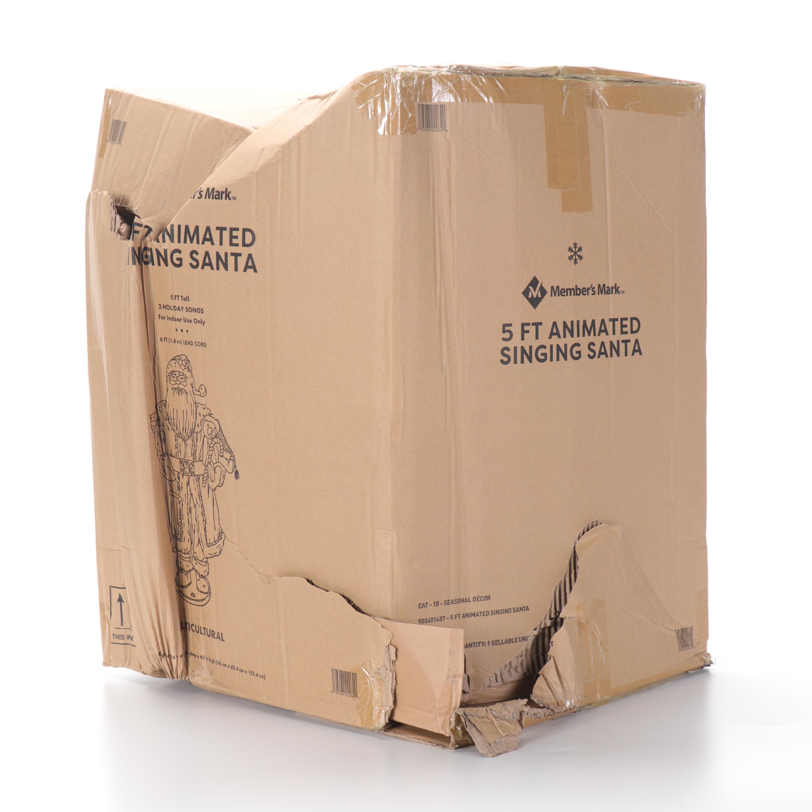 Member's Mark Indoor Animatronic Singing Santa