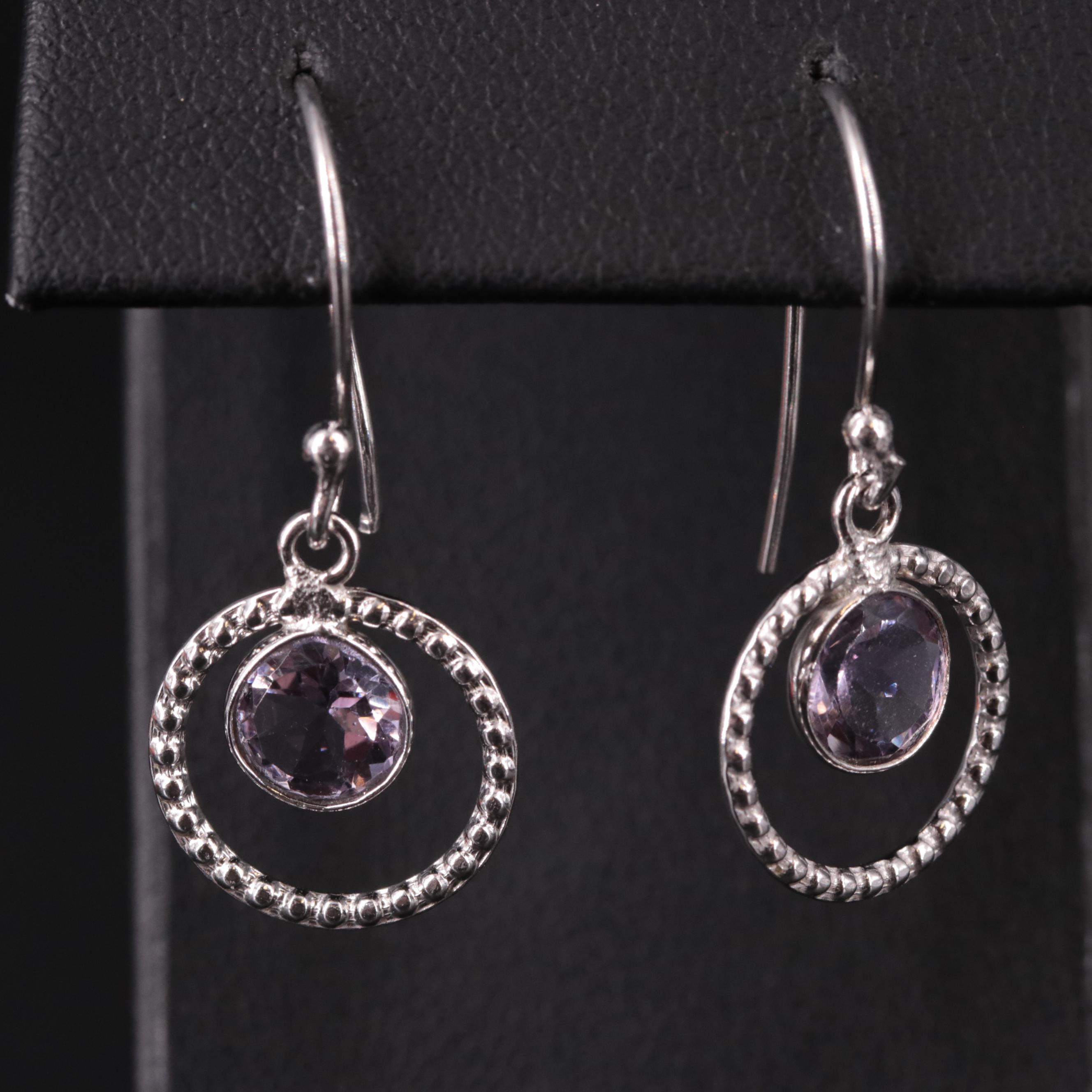 Amethyst Drop Earrings