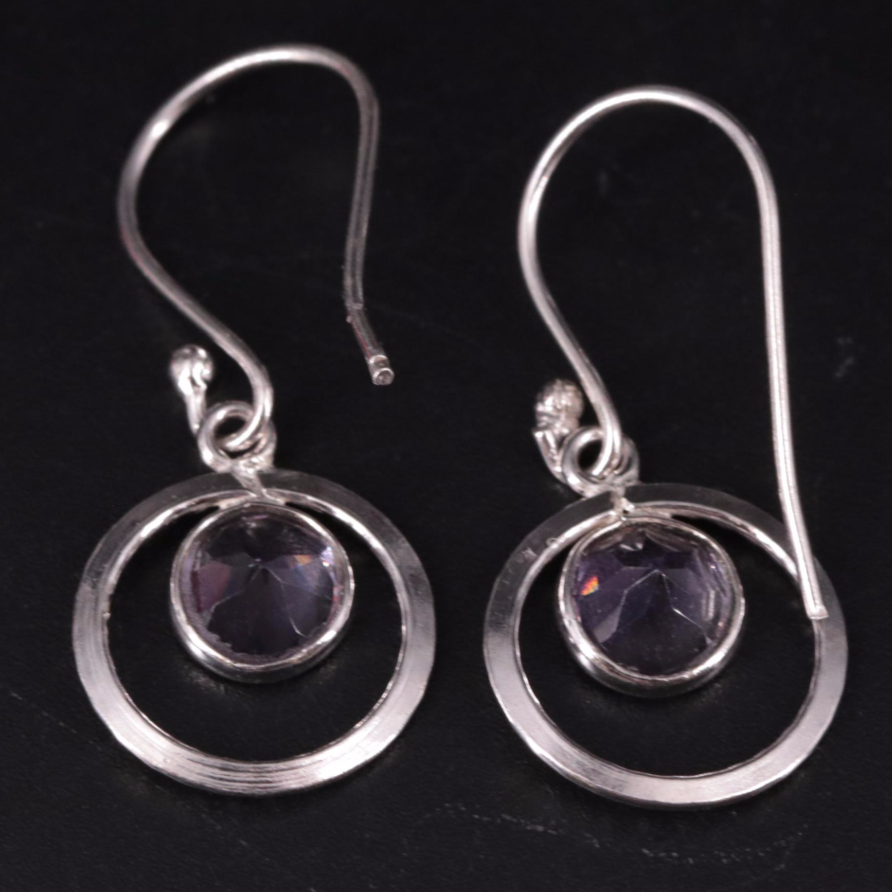 Amethyst Drop Earrings