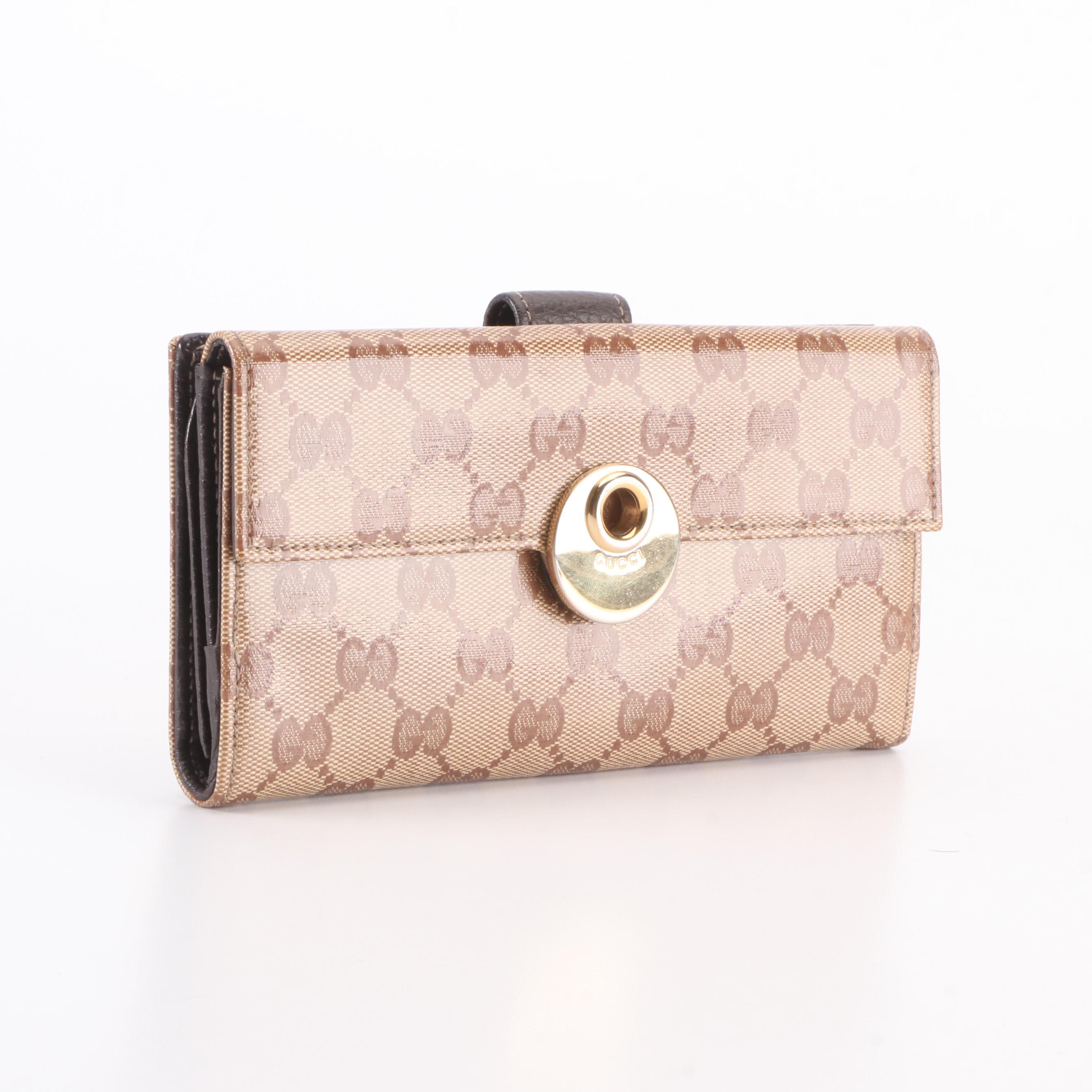 Gucci Eclipse GG Imprime Continental Wallet