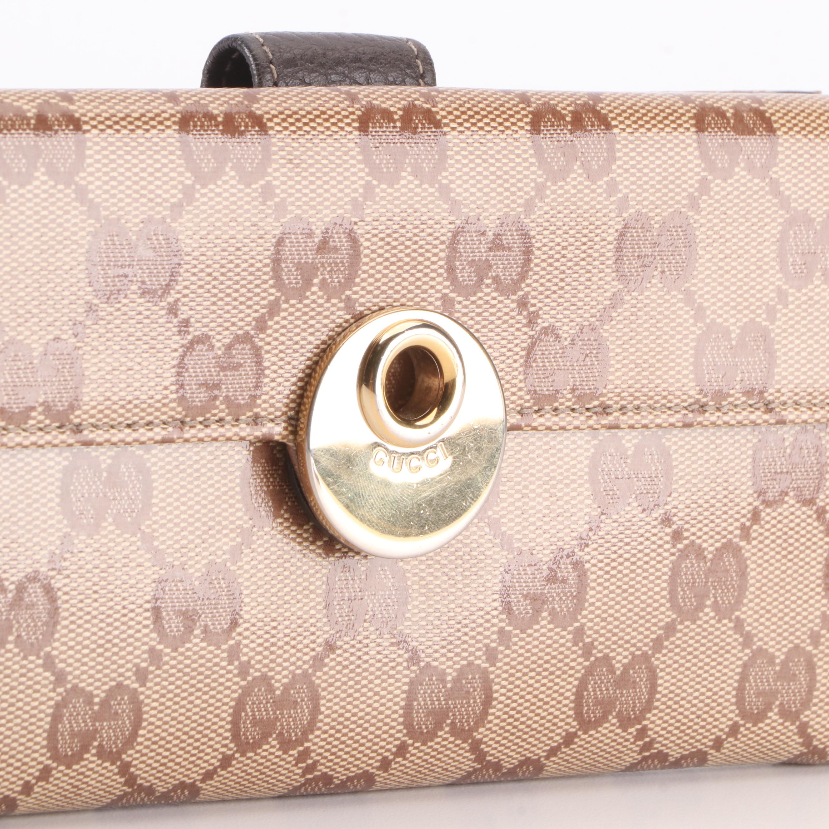 Gucci Eclipse GG Imprime Continental Wallet