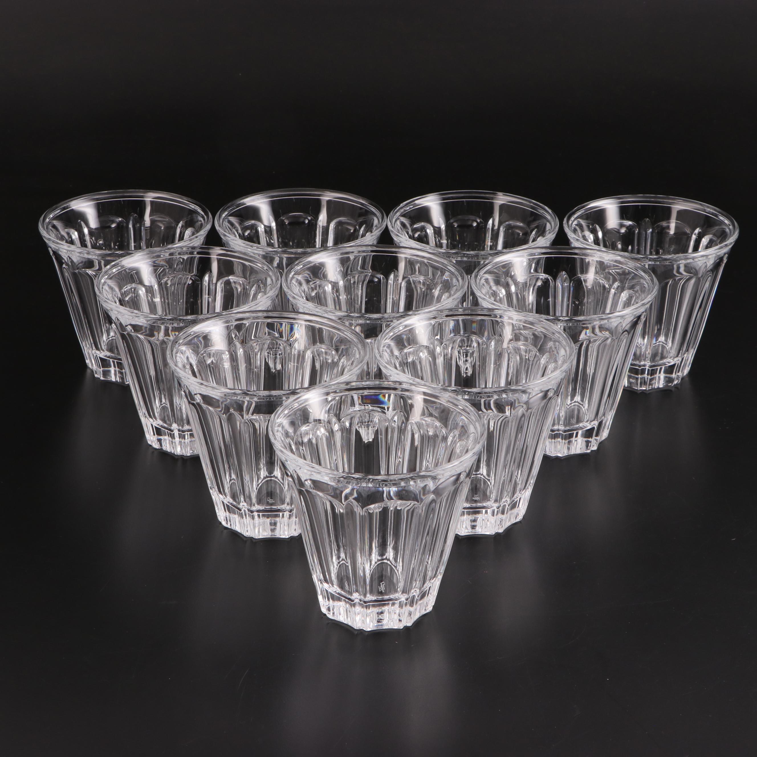 Ralph Lauren "Mallory" Crystal Double Old Fashioned and Highball Glasses