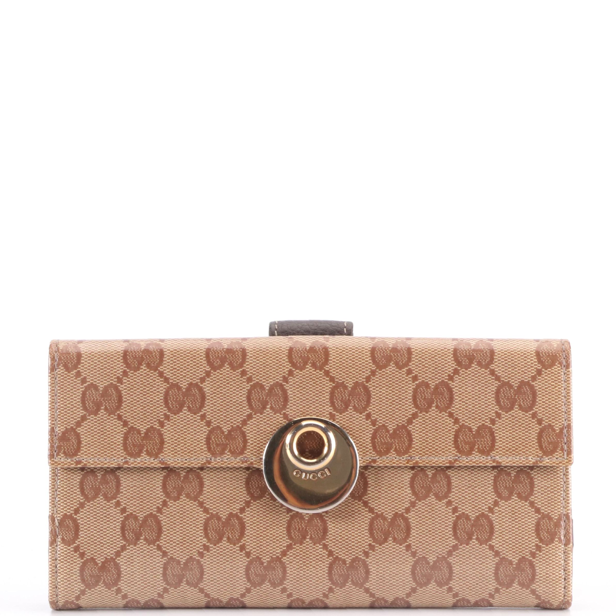Gucci Eclipse GG Imprime Continental Wallet