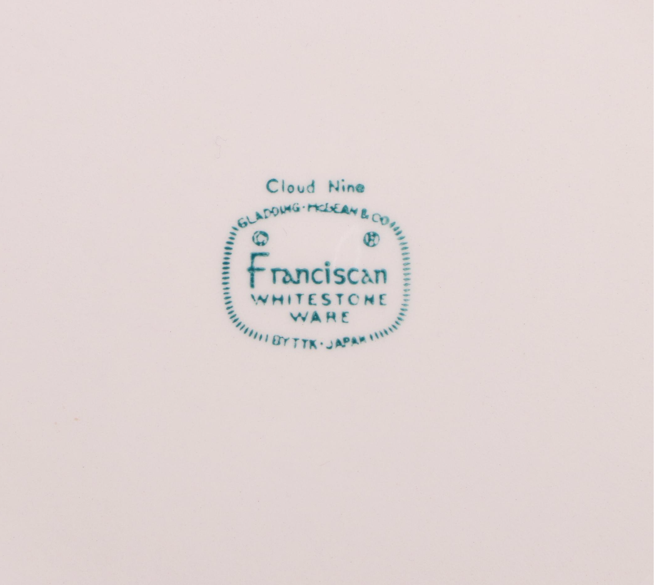 Franciscan "Cloud Nine" Dinnerware and Other Tableware