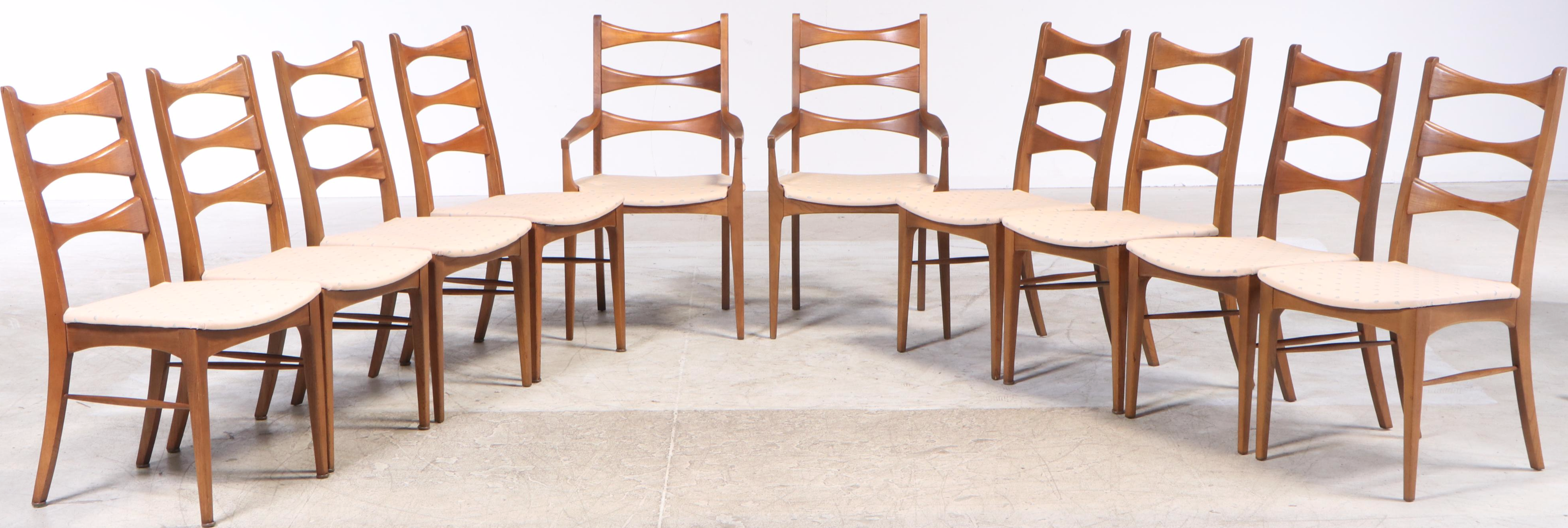 Mid Century Modern Walnut Dining Set