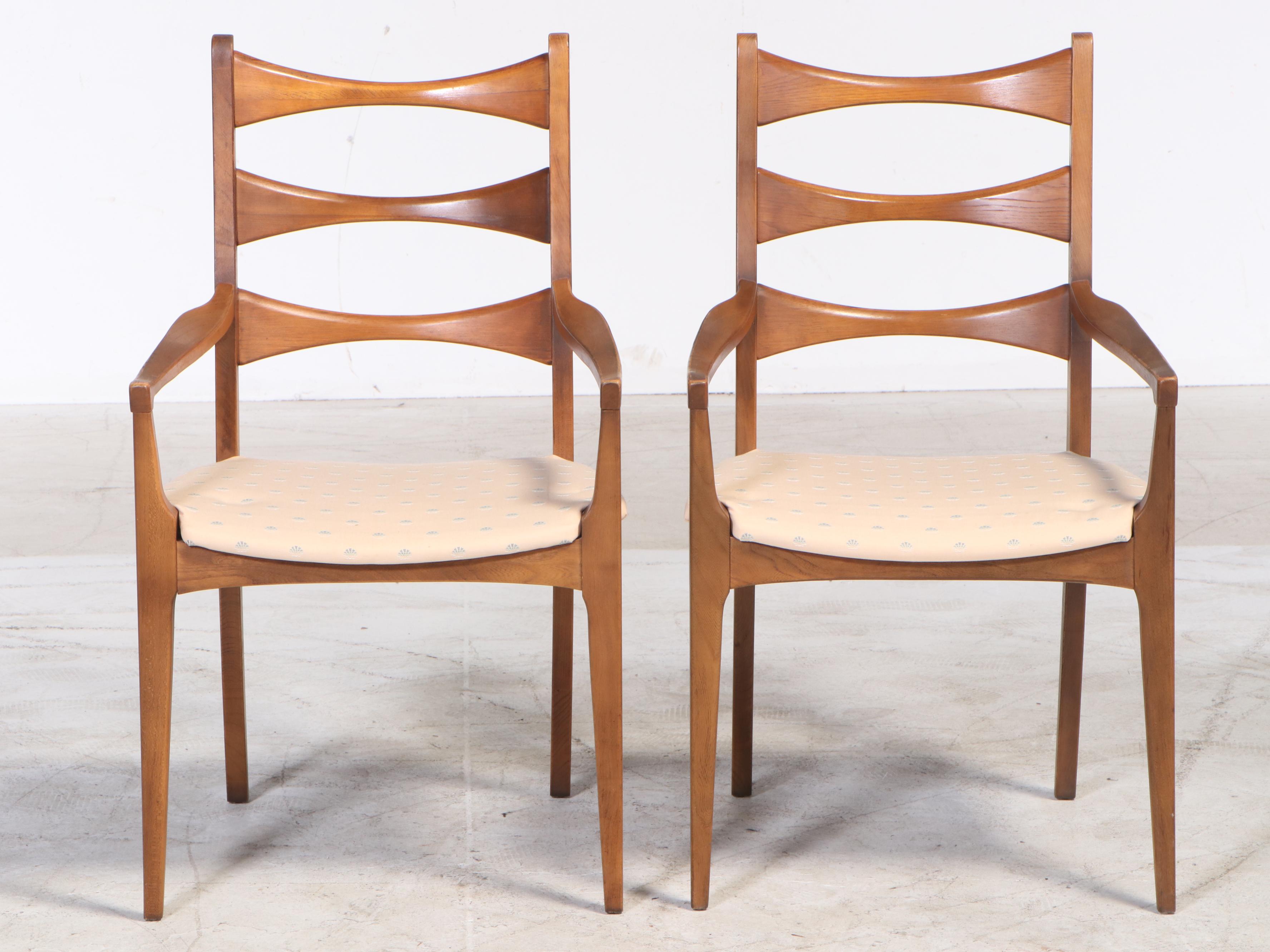 Mid Century Modern Walnut Dining Set