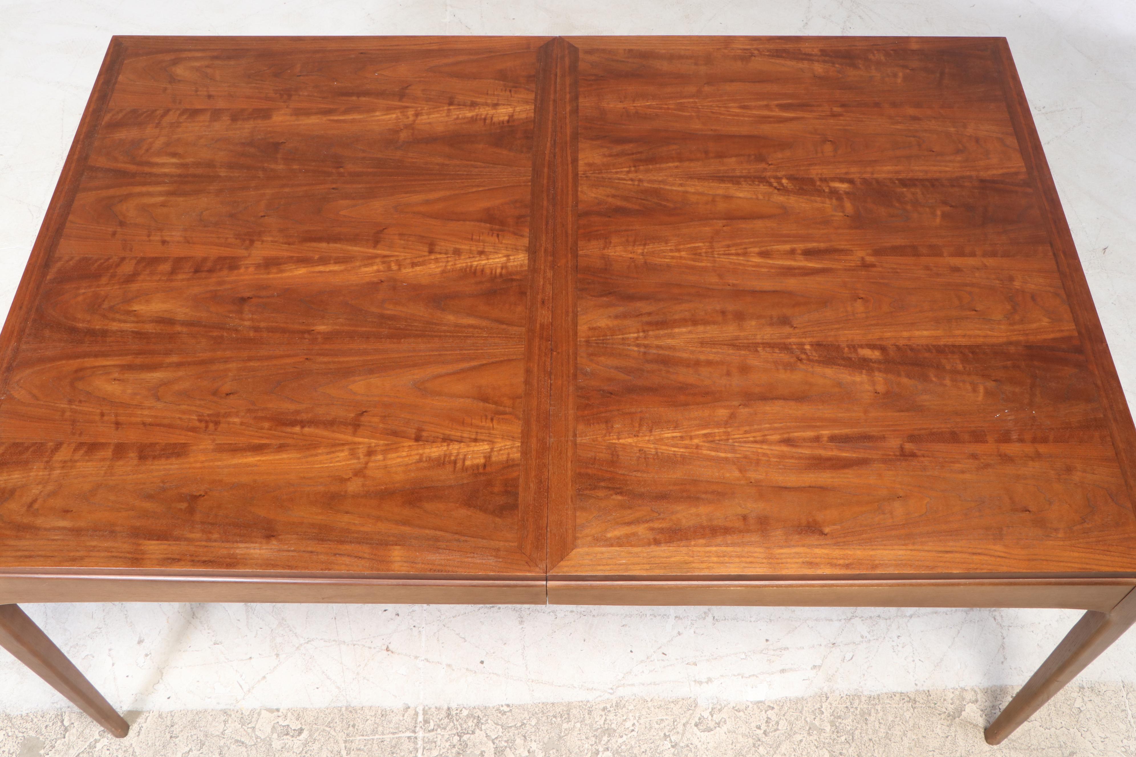 Mid Century Modern Walnut Dining Set