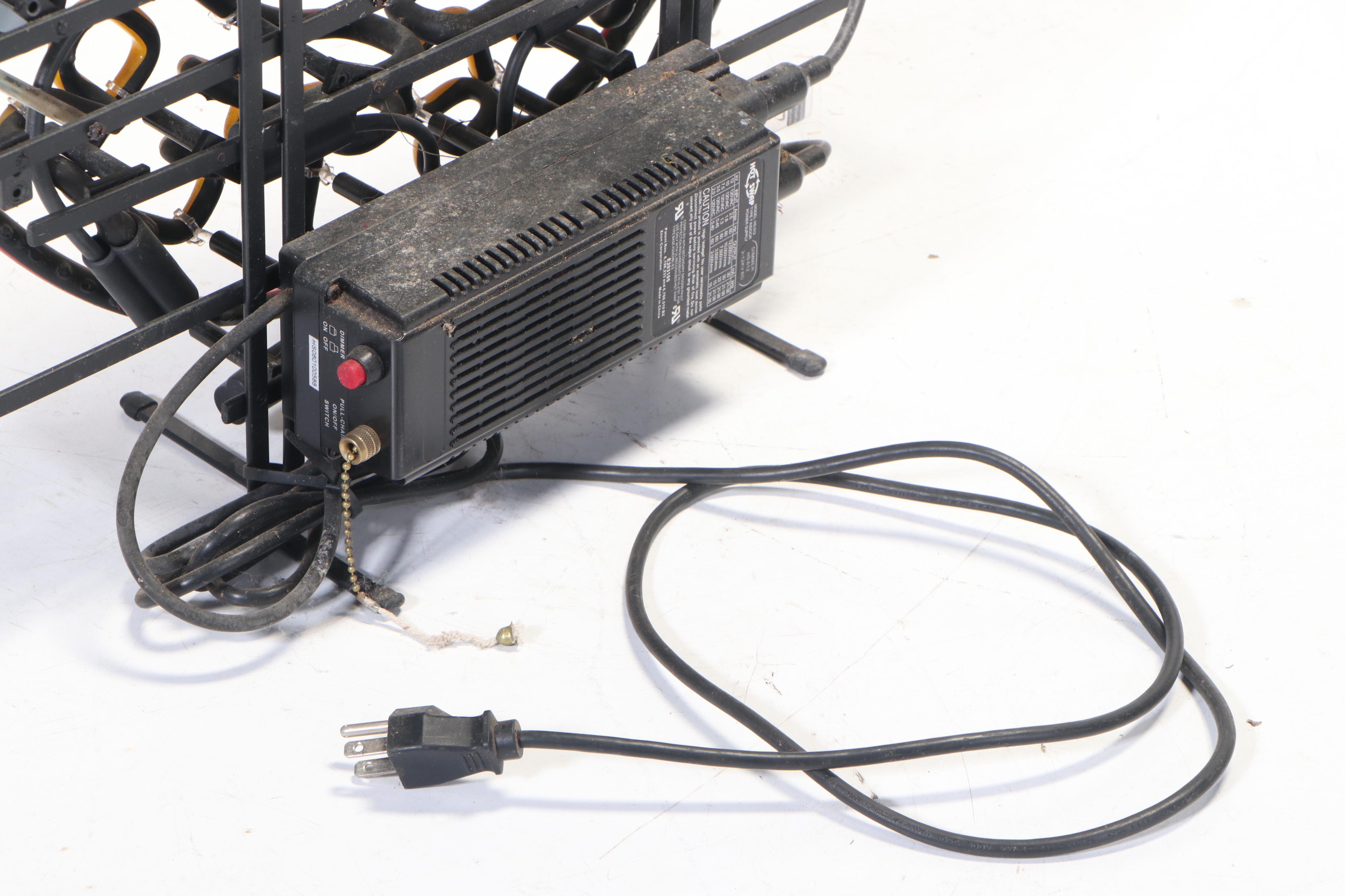 Black Butte Porter River and Mountain Scene Bar Neon Sign