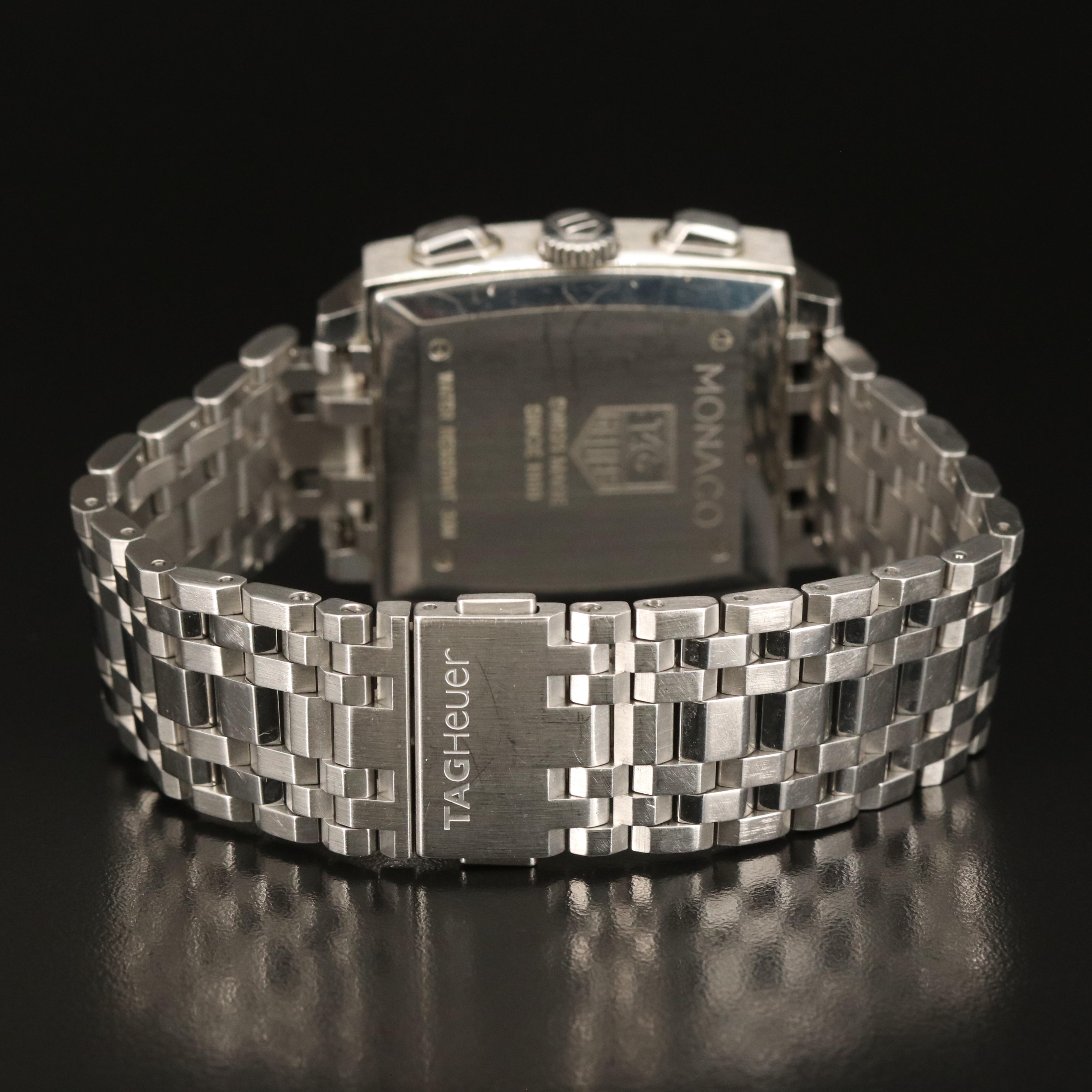 TAG Heuer Monaco Steve McQueen Style Chronograph Watch