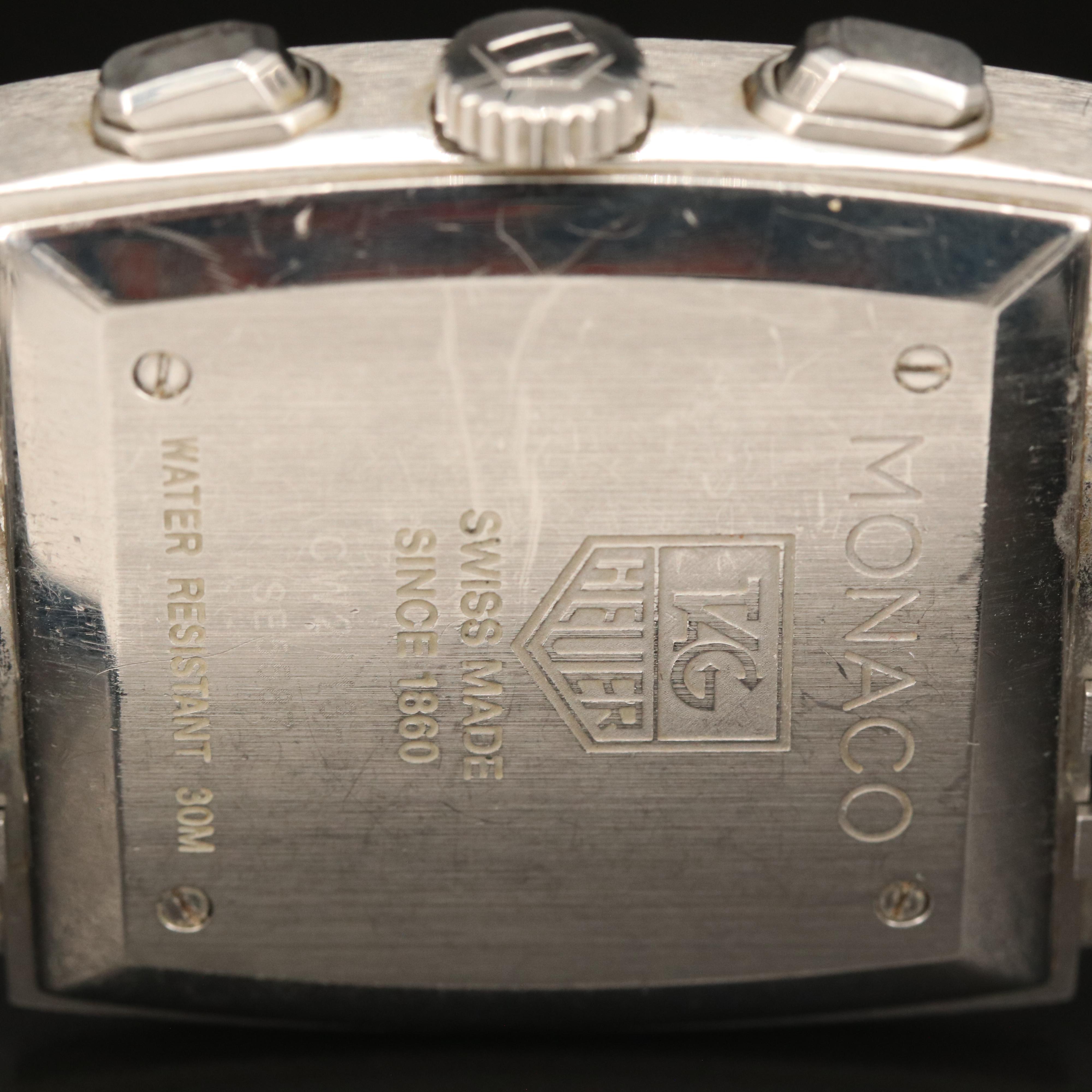 TAG Heuer Monaco Steve McQueen Style Chronograph Watch