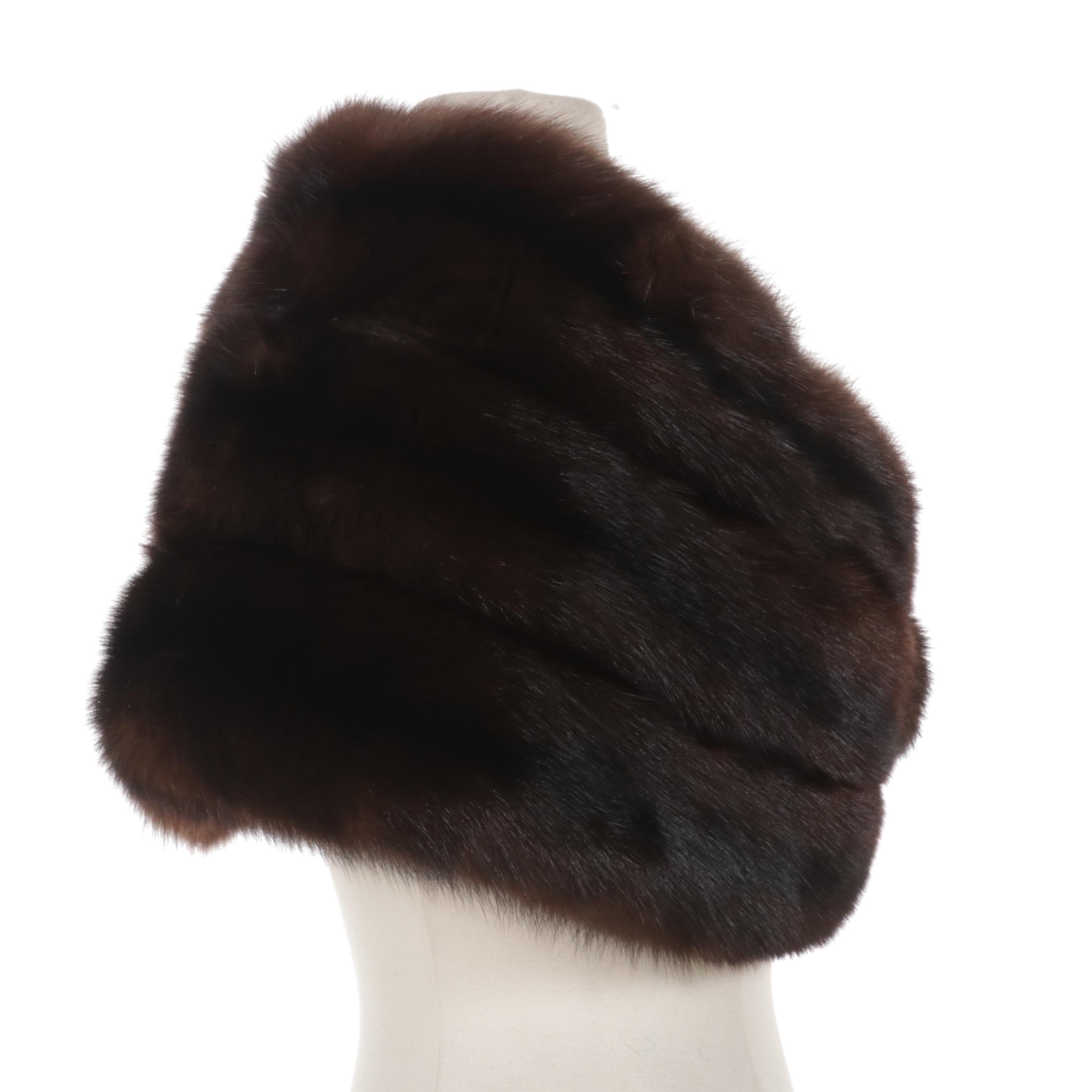 Russian Sable Fur Stole, Mid to Late 20th Century